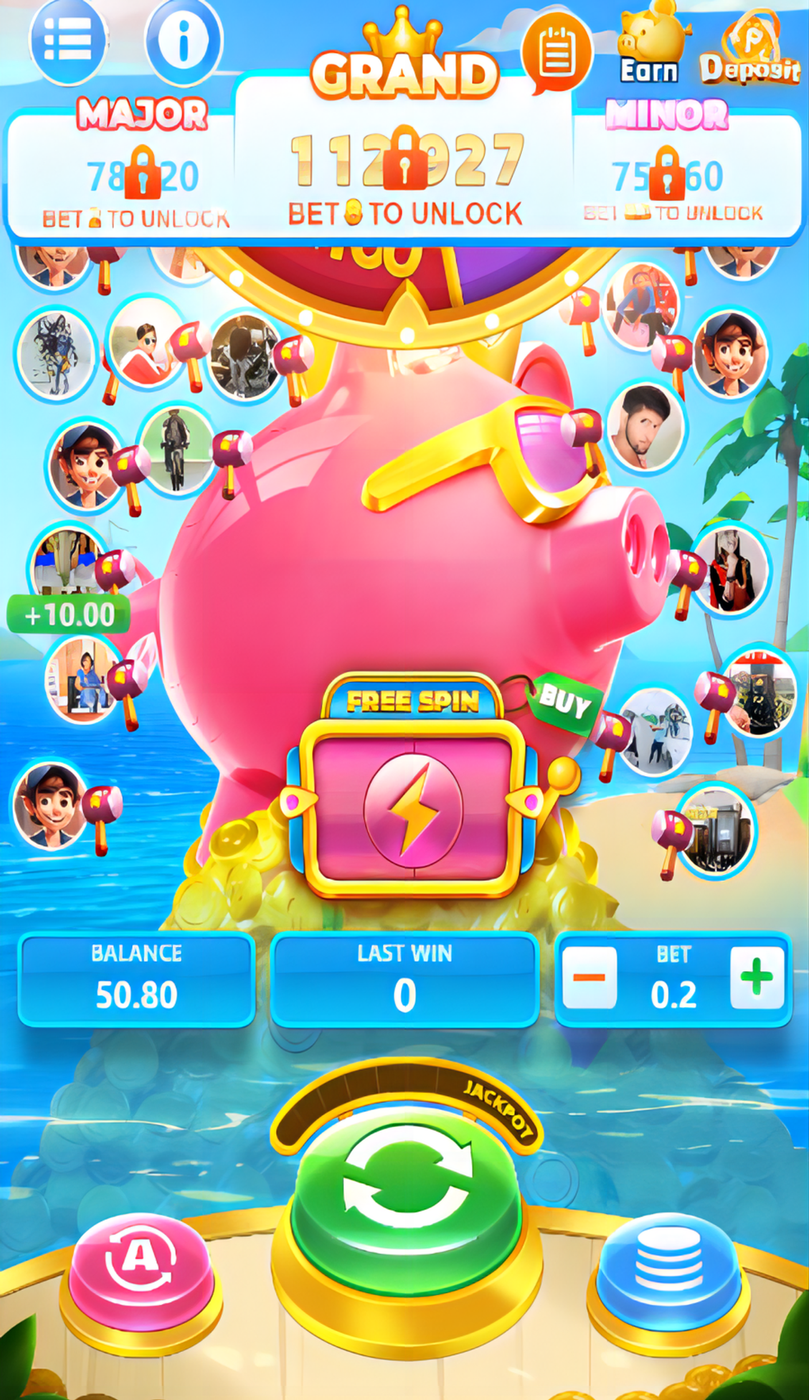 Piggy Tap в Телеграм — скриншот 2