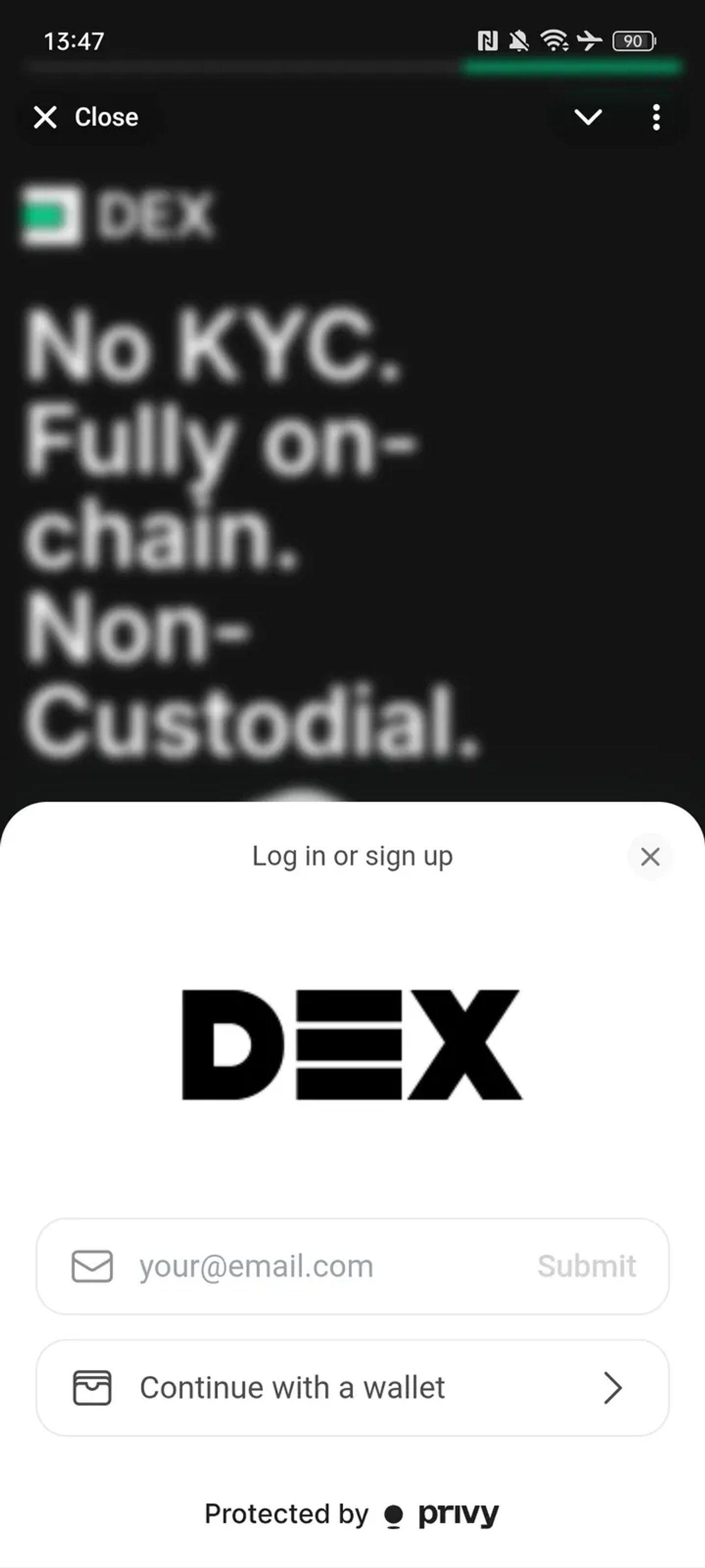 DEX.ORG Telegram Screenshot 4