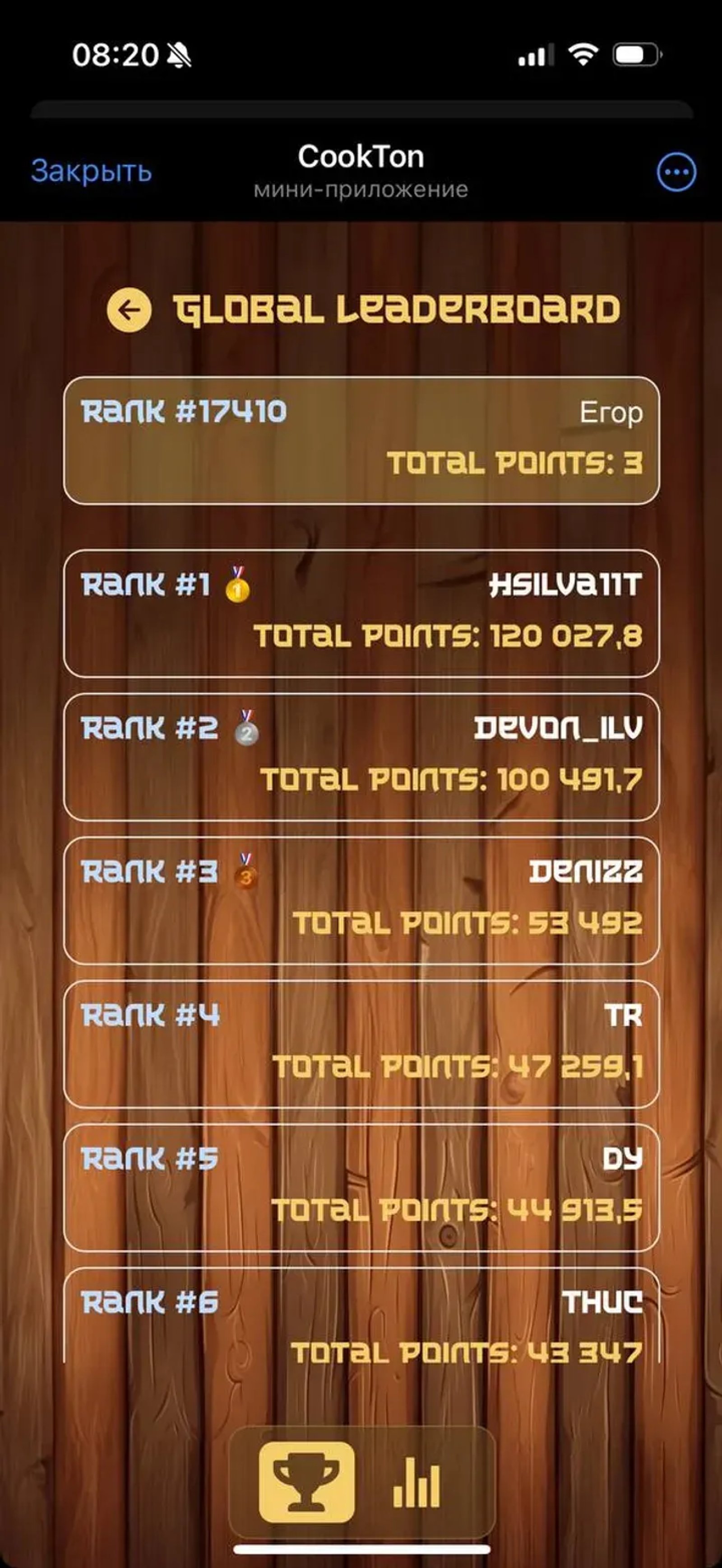 CookTon в Телеграм — скриншот 2