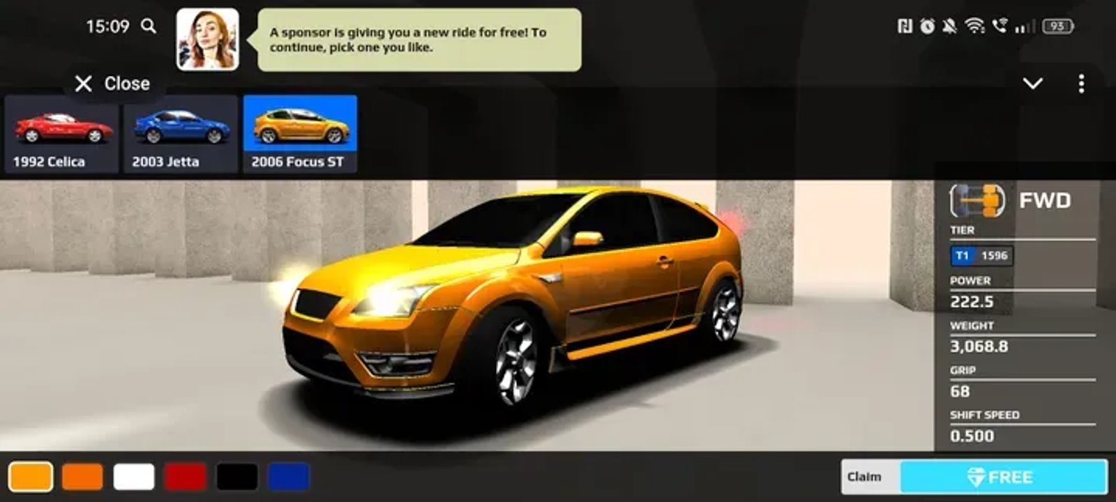 Rush Racing 2 в Телеграм — скриншот 3