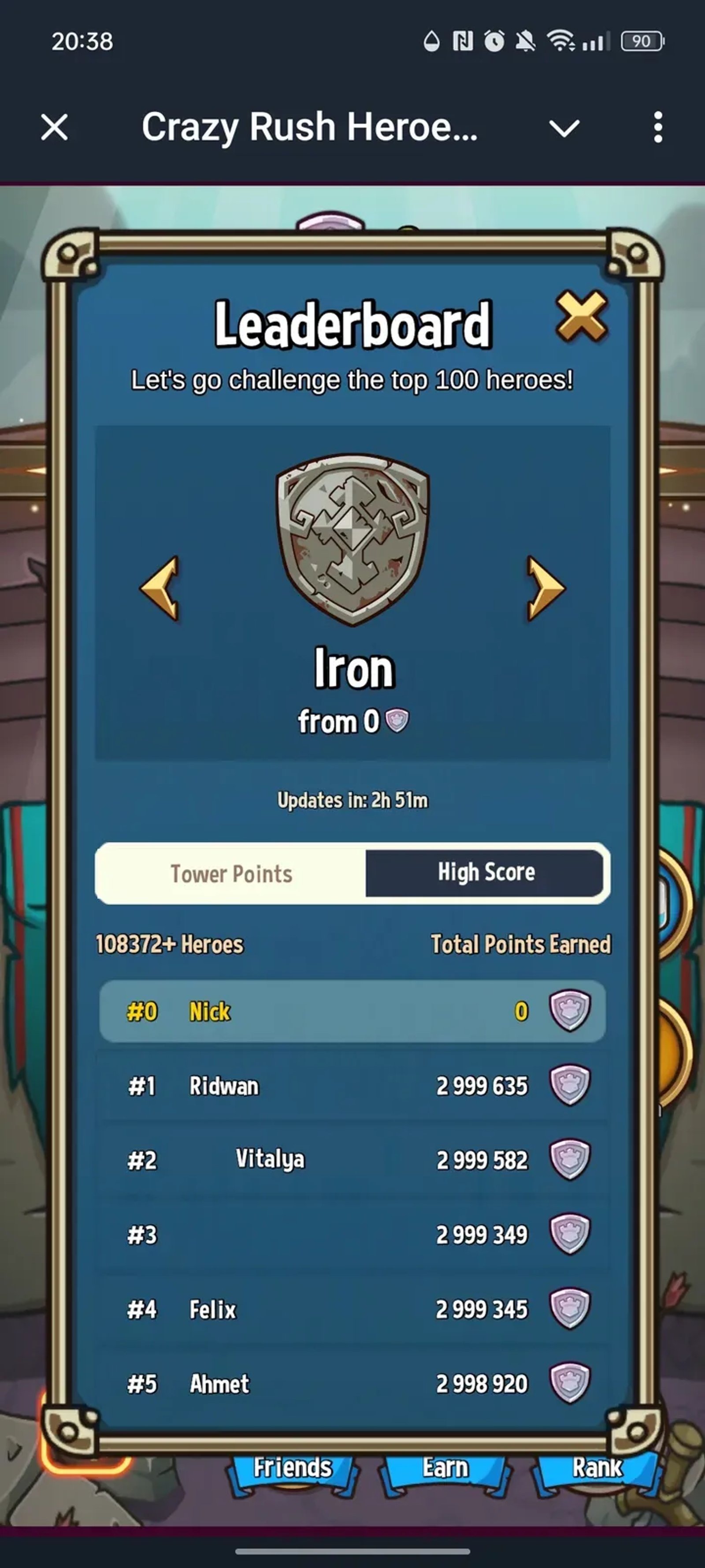 CrazyRushHeroesAlpha в Телеграм — скриншот 2