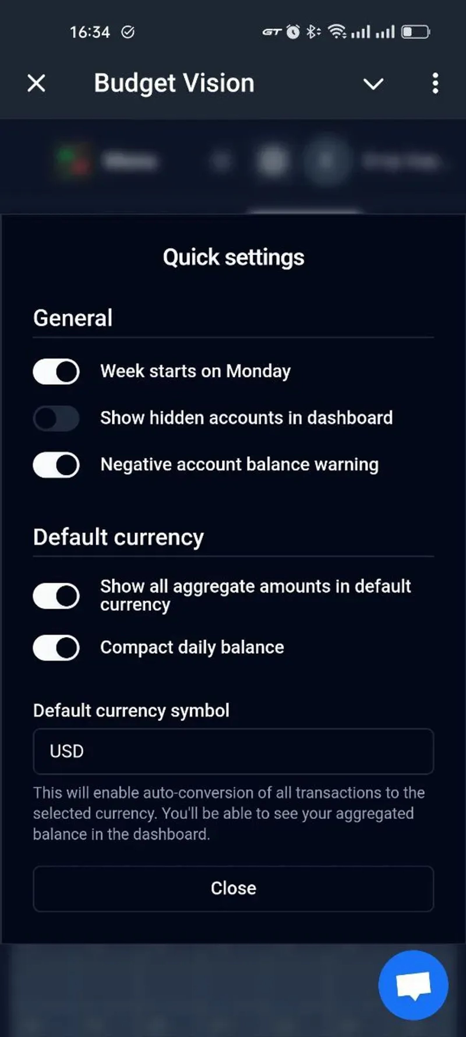 Budget Vision Telegram Screenshot 1
