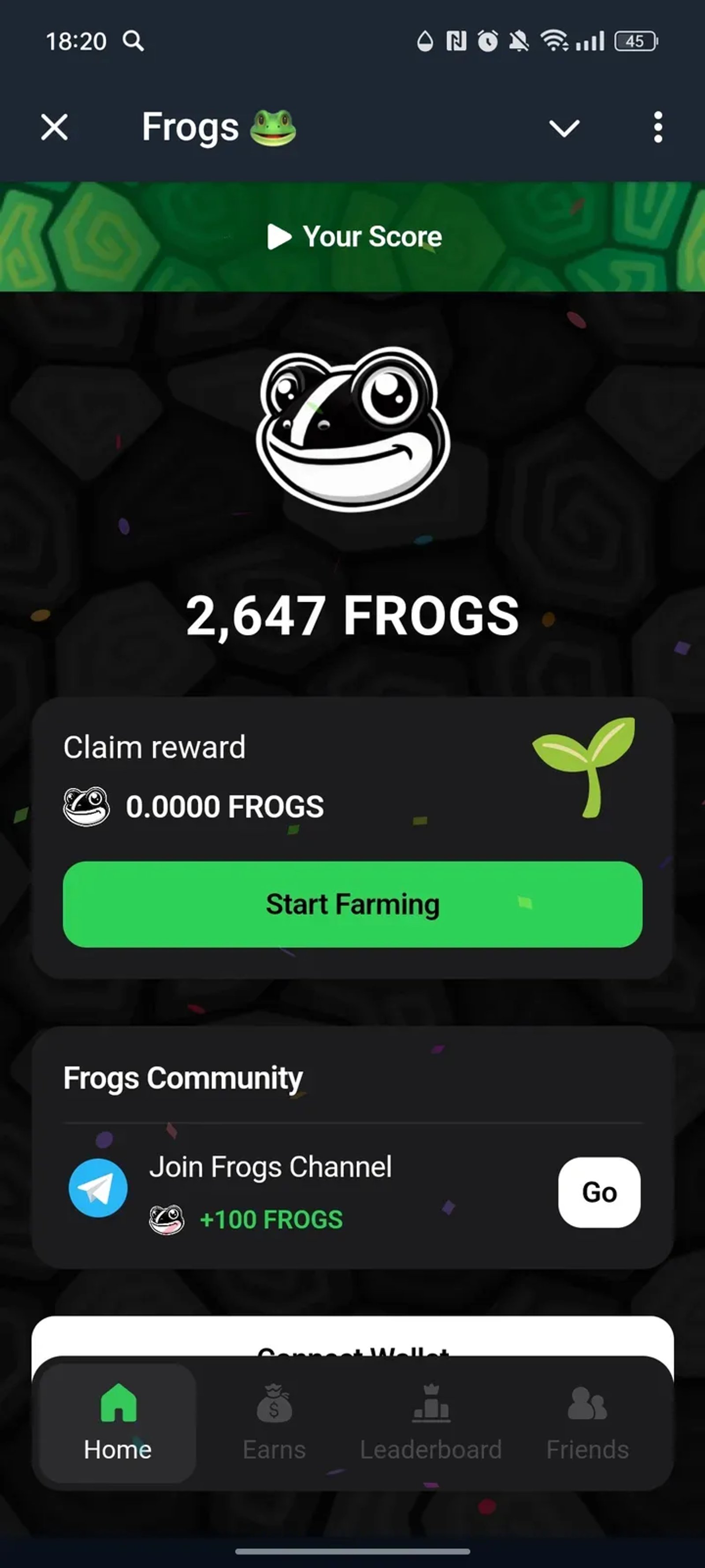 Frogs 🐸 в Телеграм — скриншот 1