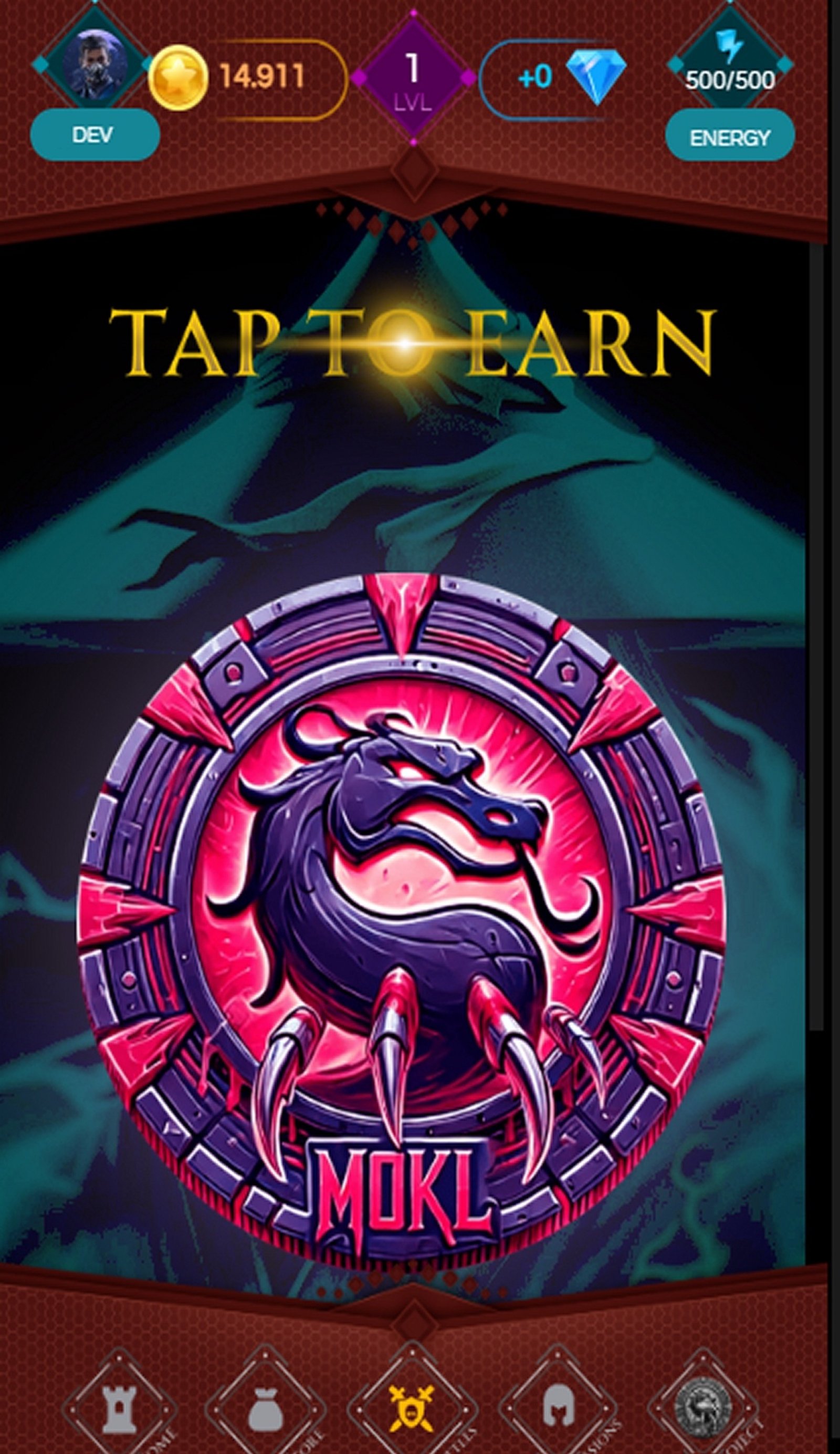 Mortal Klicker в Телеграм — скриншот 2