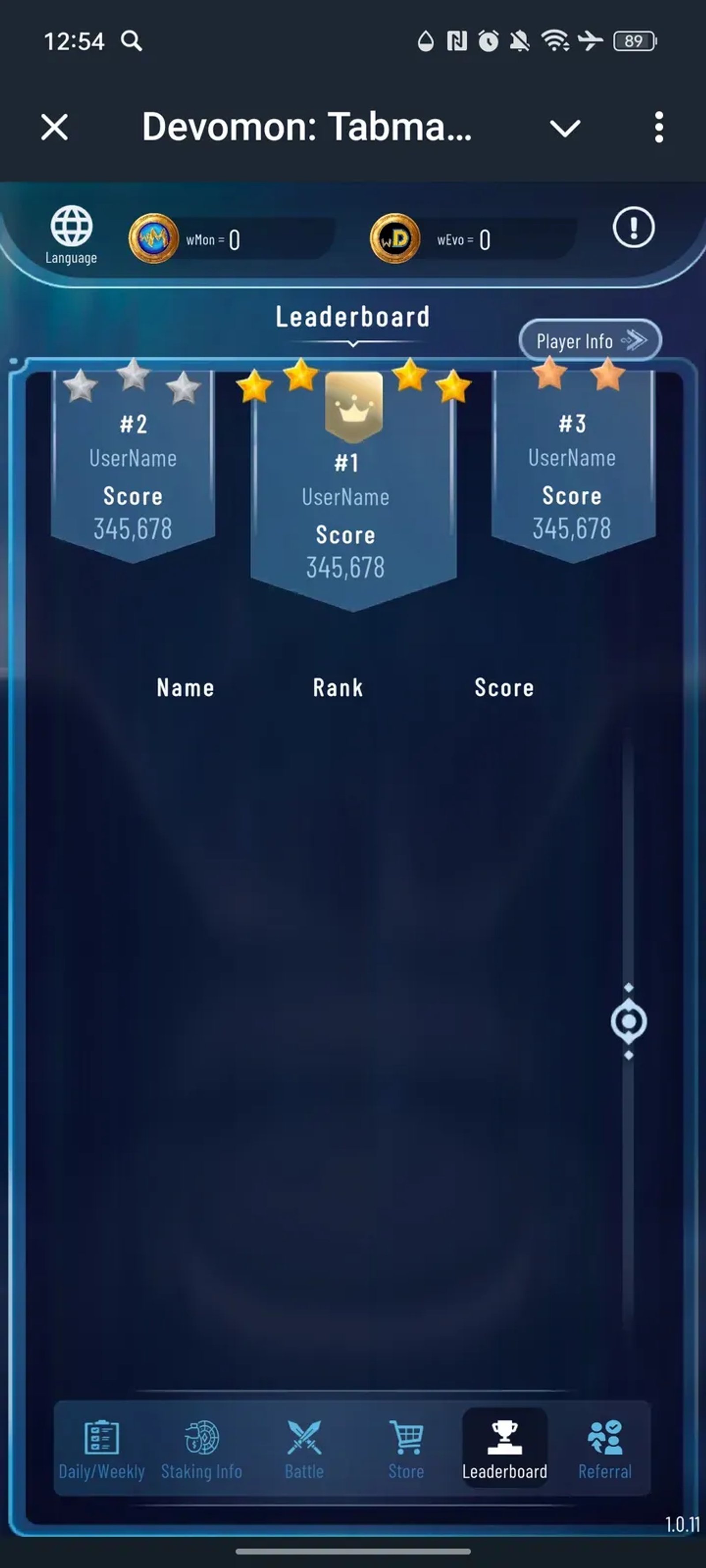 Devomon: Tabmasters в Телеграм — скриншот 5