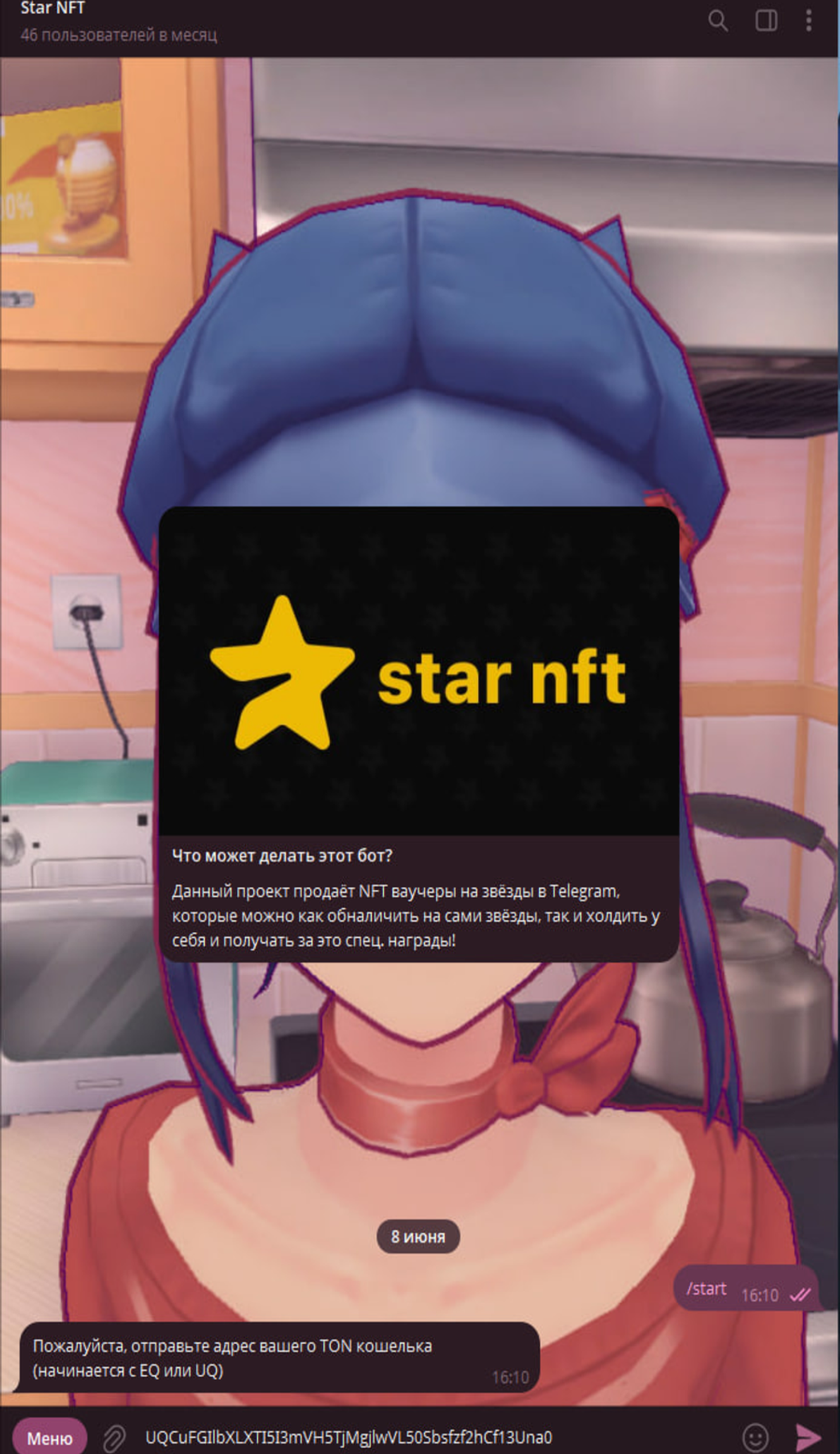 Star_NFT в Телеграм — скриншот 1