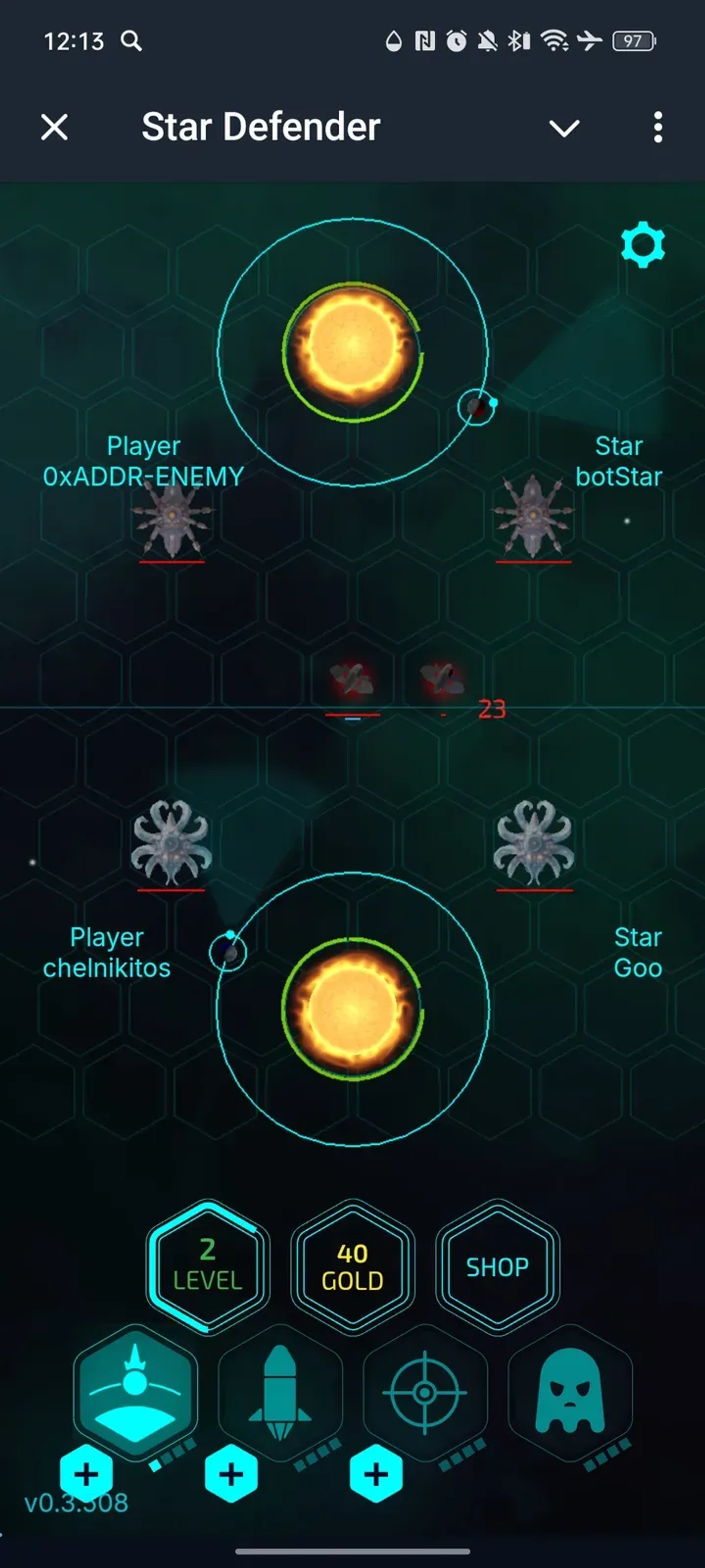 Star Defender в Телеграм — скриншот 4