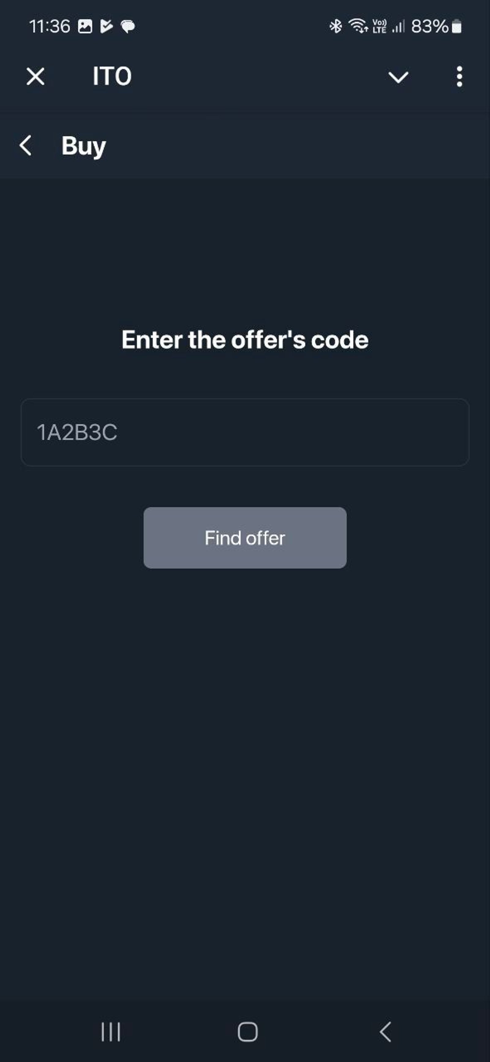 ITO в Telegram — скриншот 4