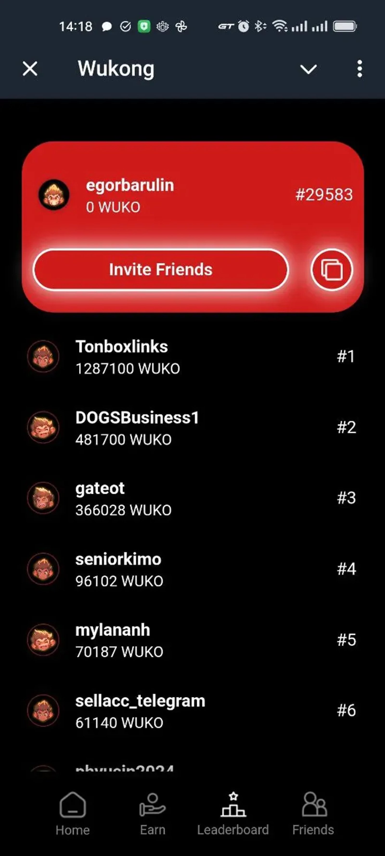 Wukong в Телеграм — скриншот 2
