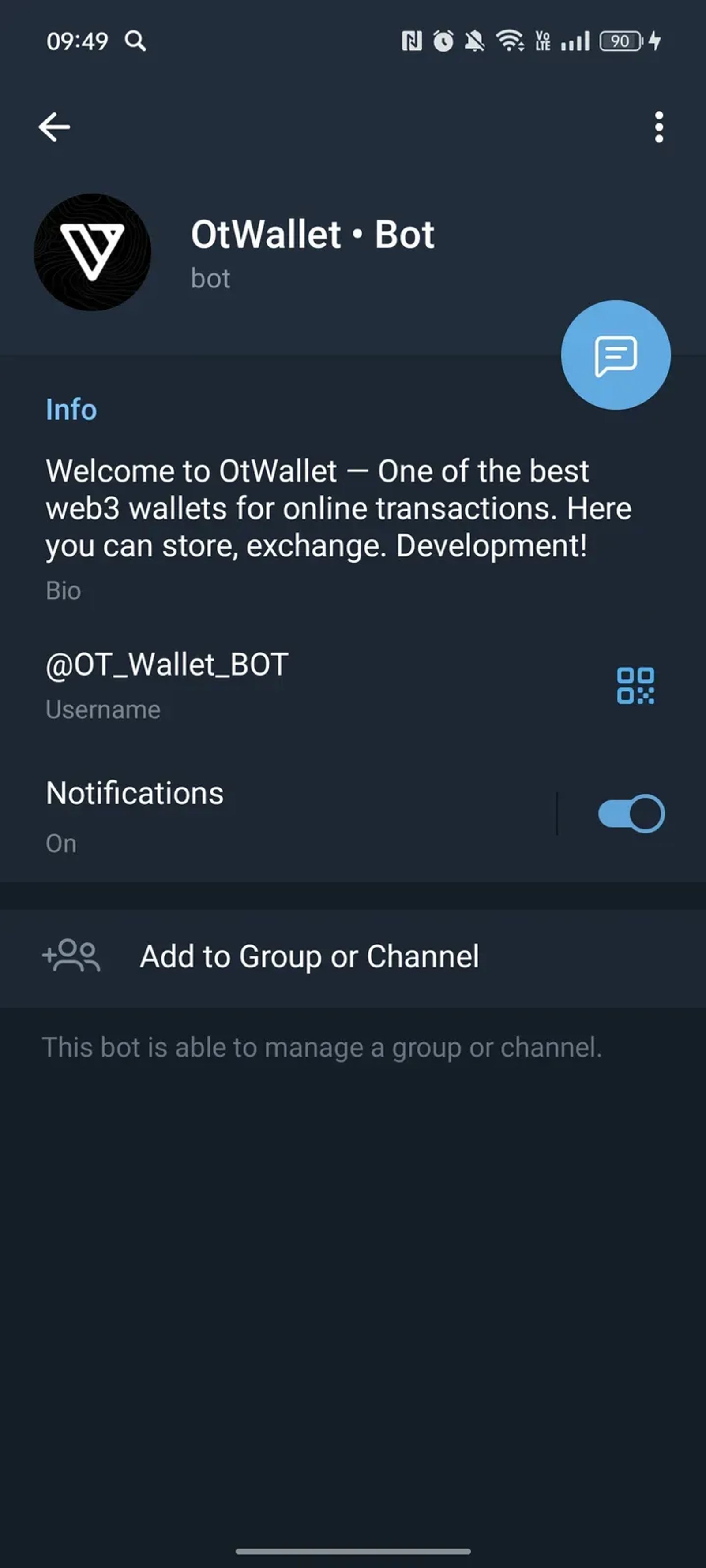 OtWallet • Bot в Телеграм — скриншот 3