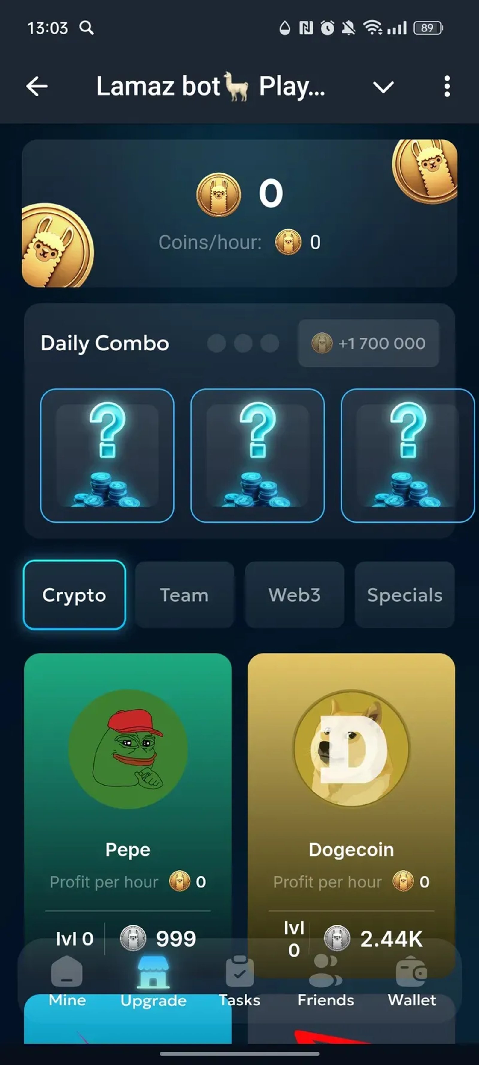 Lamaz bot🦙 Play & Earn в Телеграм — скриншот 2