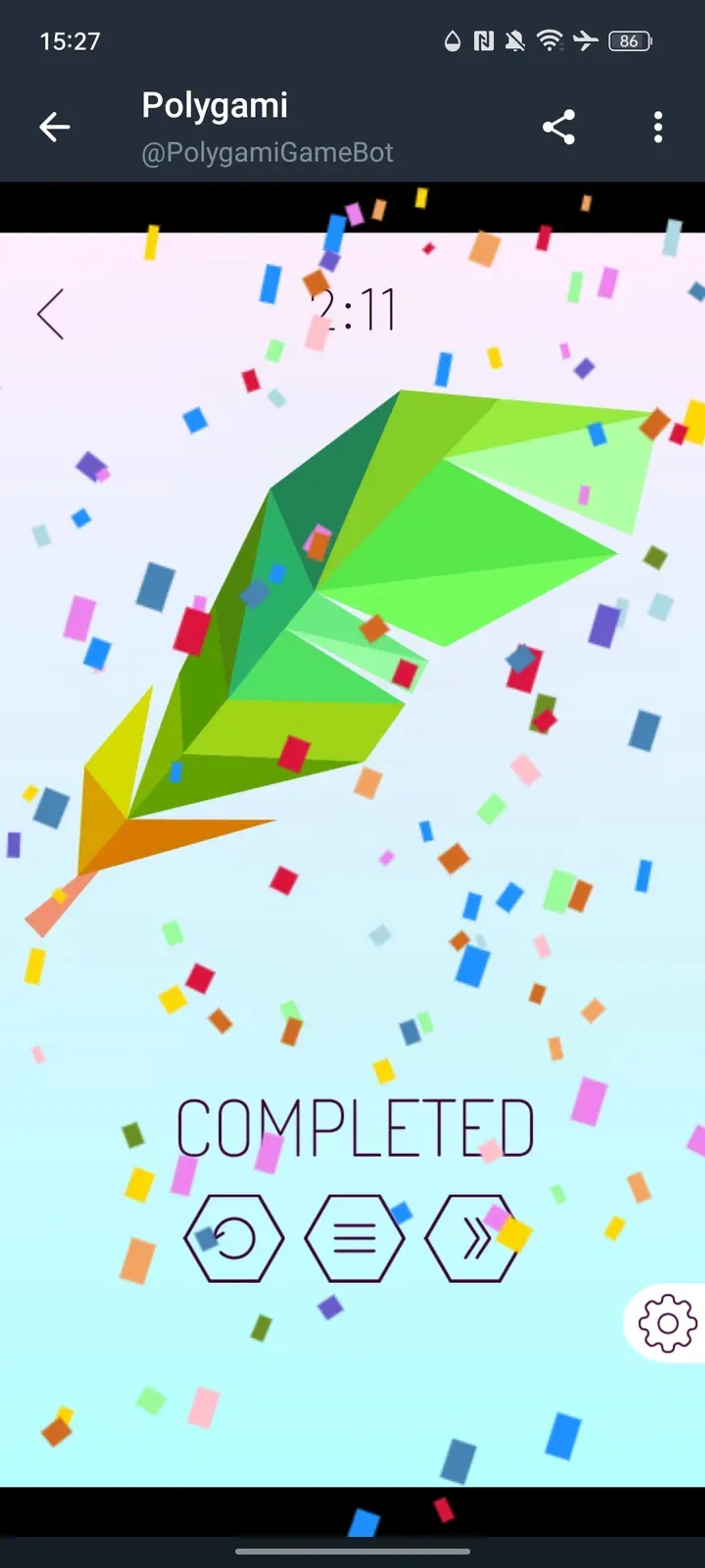 Polygami Game в Телеграм — скриншот 5