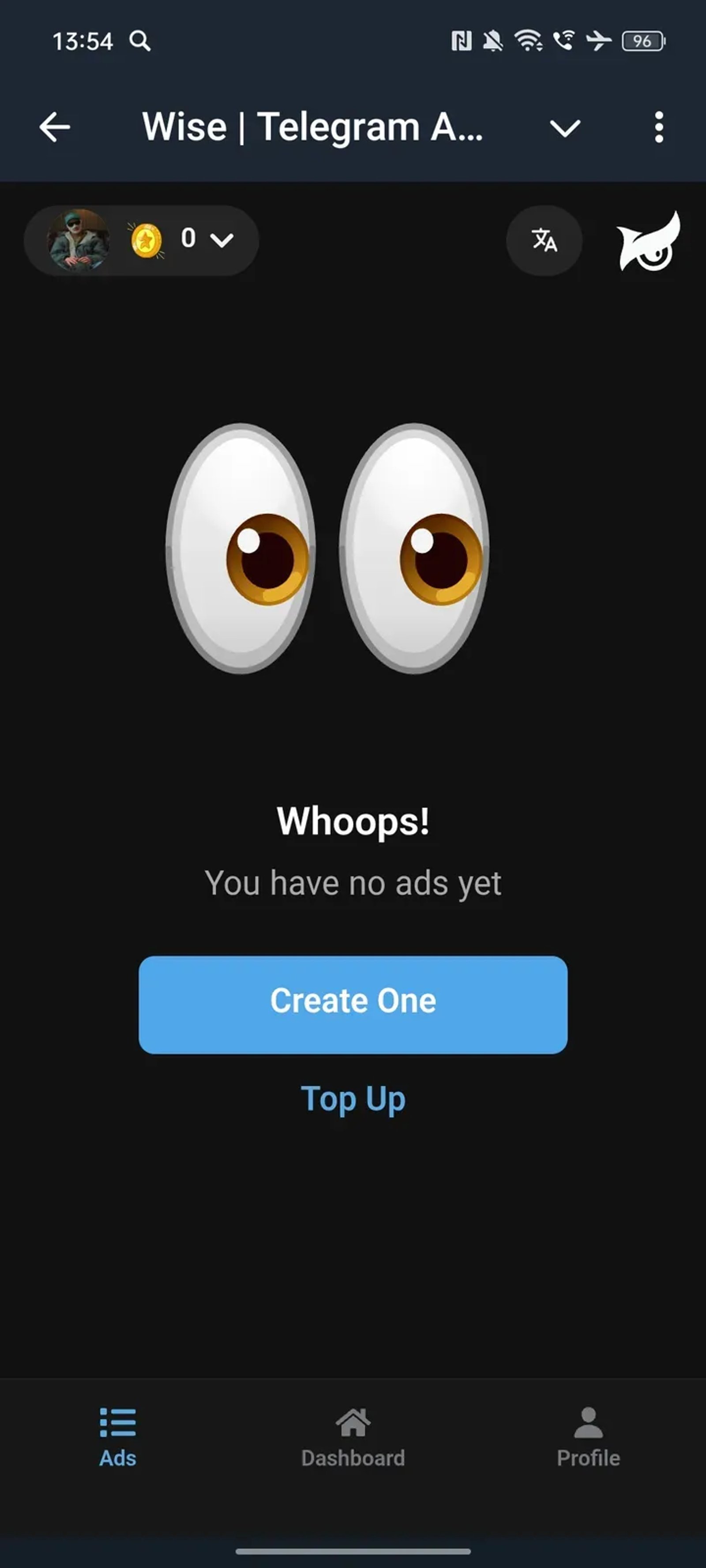 Wise | Telegram Ads ☁️ в Телеграм — скриншот 2