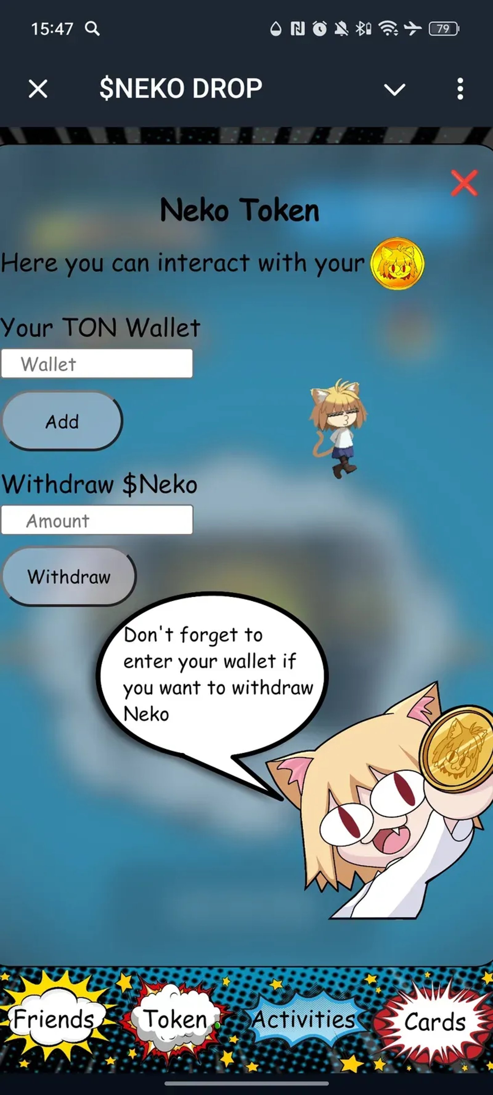 $NEKO DROP в Телеграм — скриншот 2