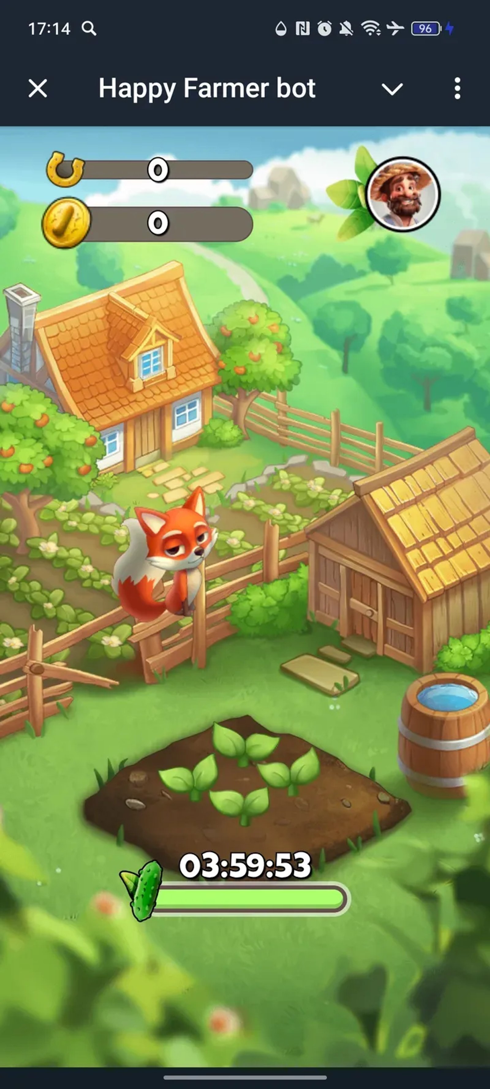 Happy Farmer в Телеграм — скриншот 1