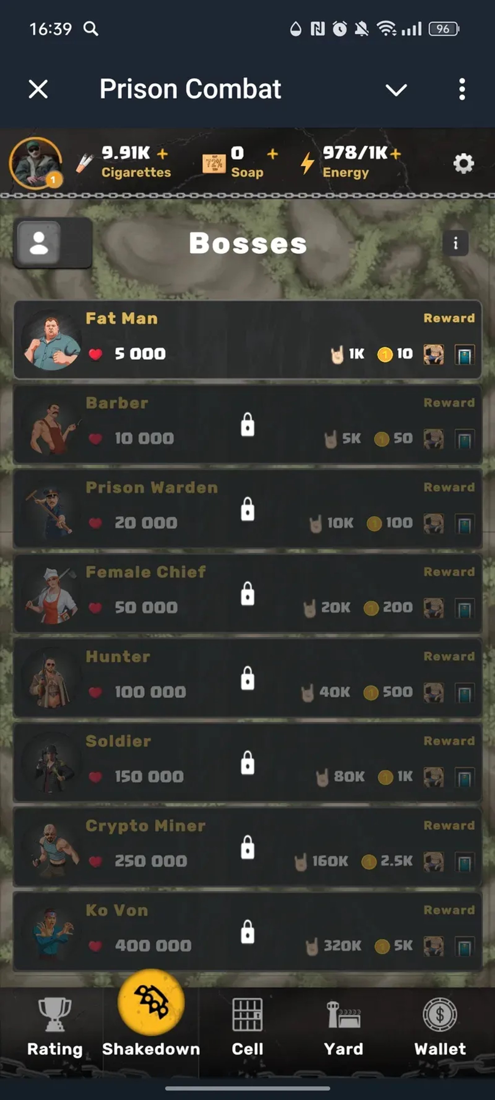 Prison Combat Telegram Screenshot 2