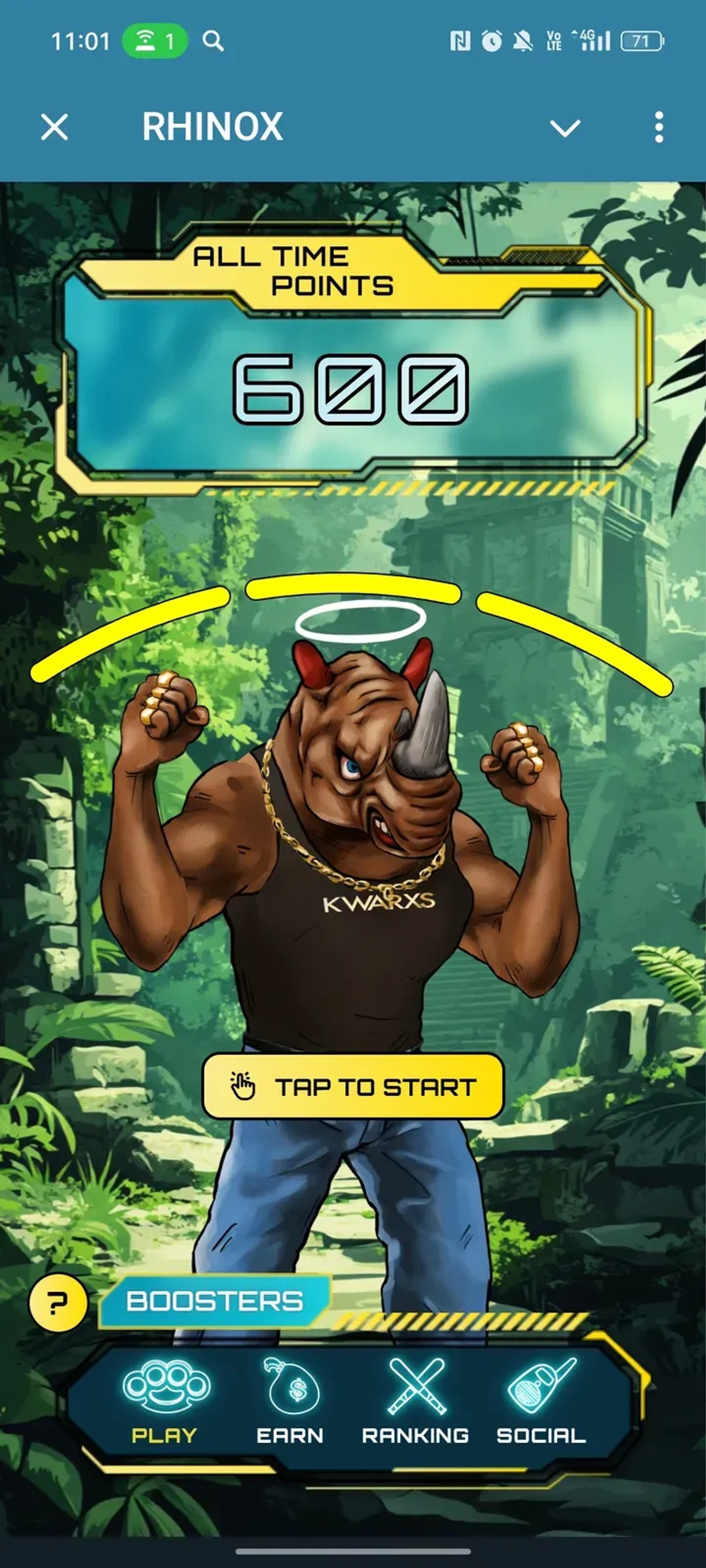 RHINOX в Телеграм — скриншот 1