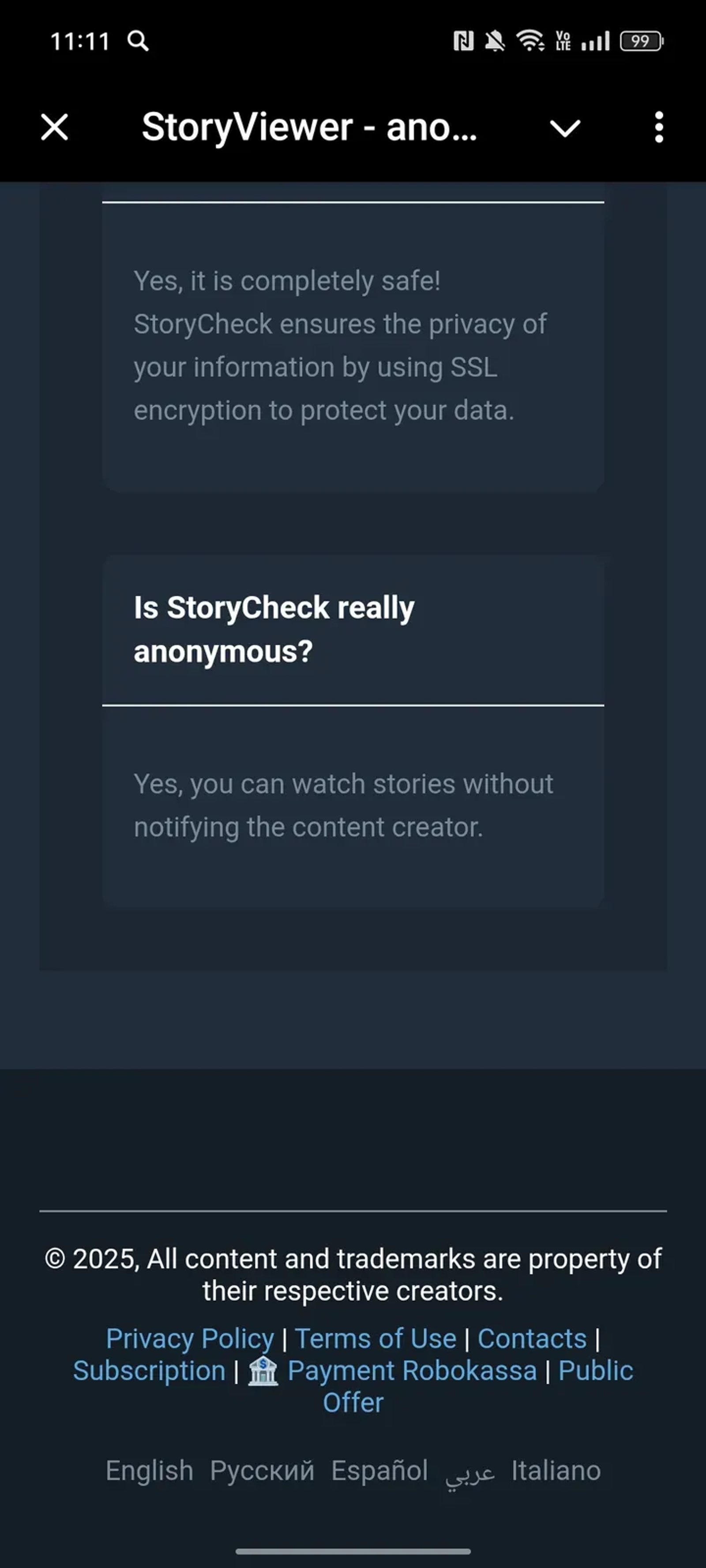 StoryViewer - anonymous instagram story viewer tool spy Telegram Screenshot 3