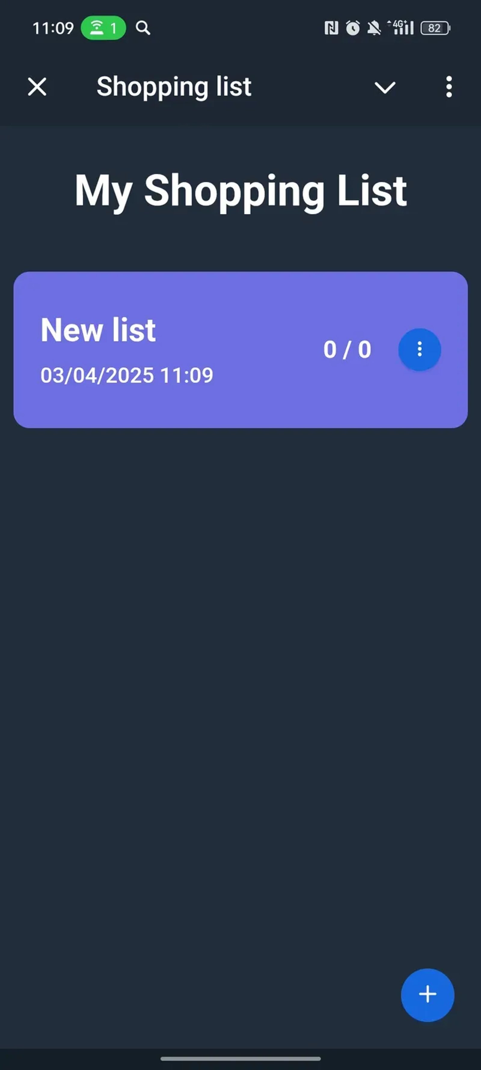 Shopping list в Телеграм — скриншот 3