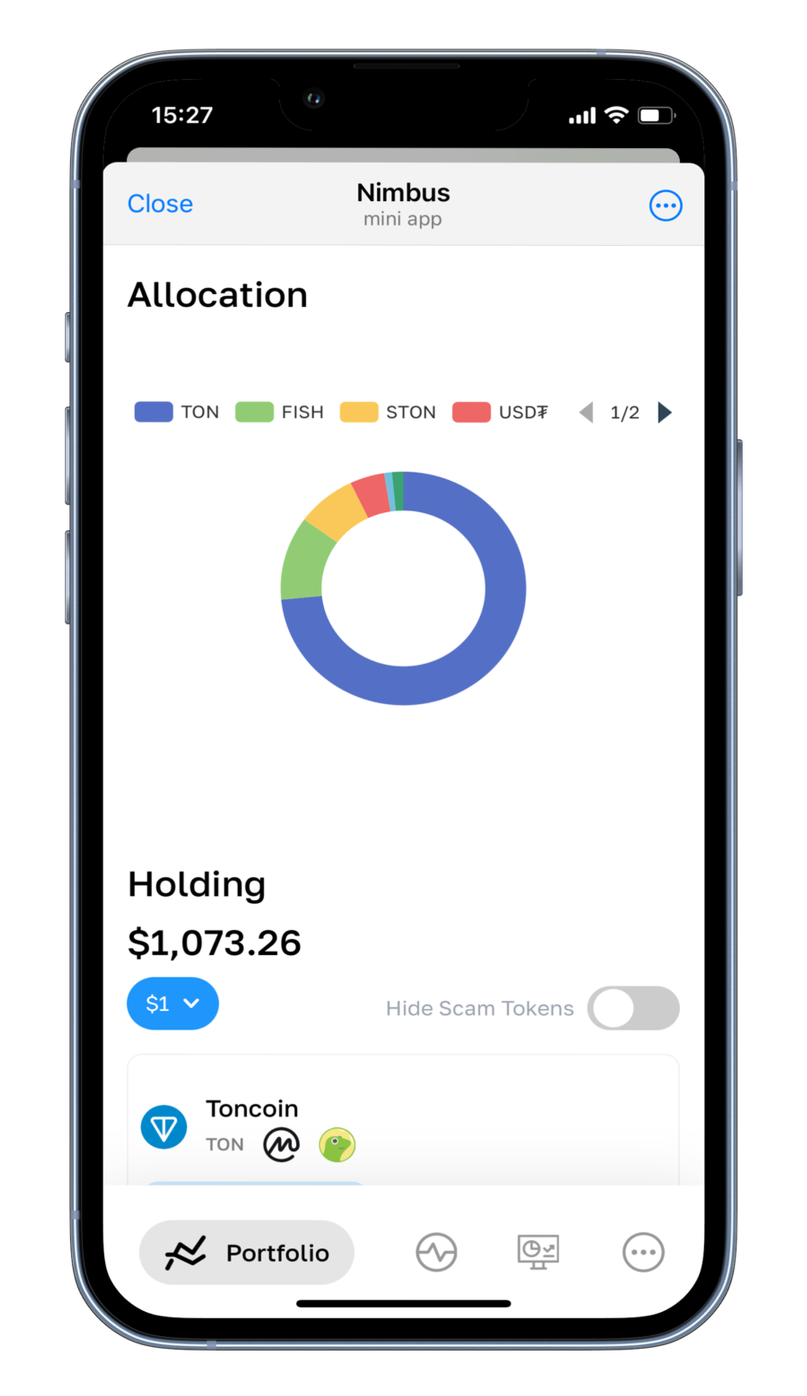 Nimbus API Telegram Screenshot 4