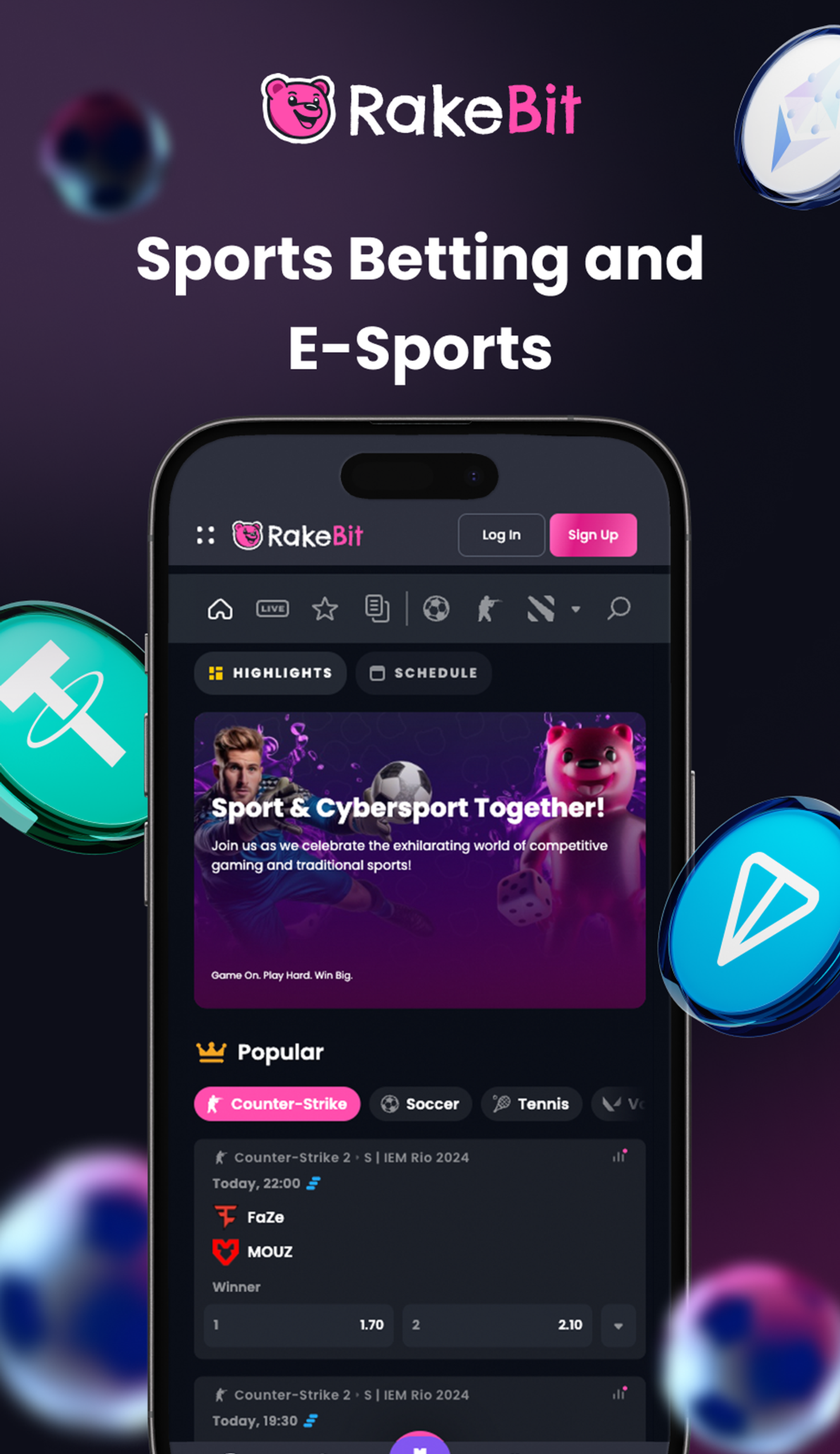 Rakebit Casino в Телеграм — скриншот 2