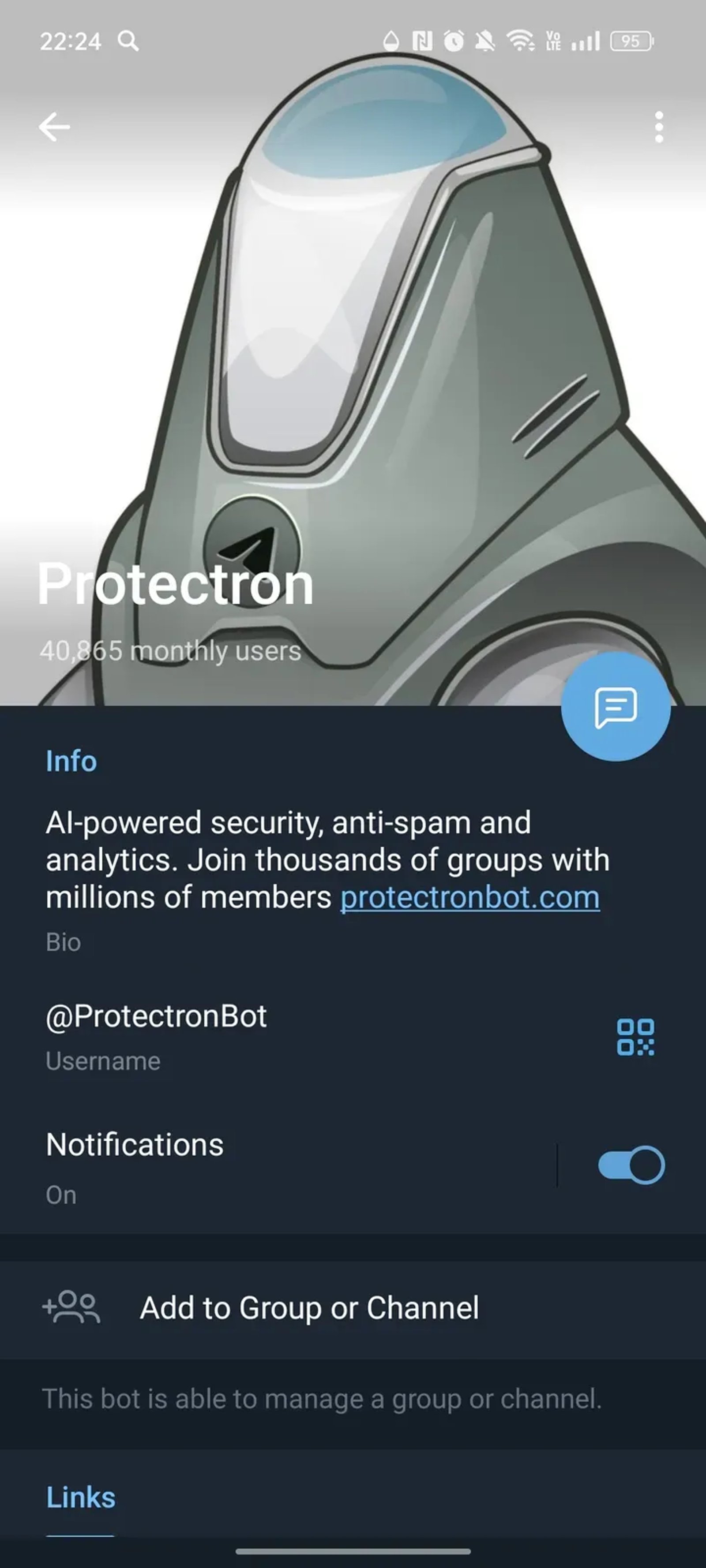 Protectron Telegram Screenshot 4