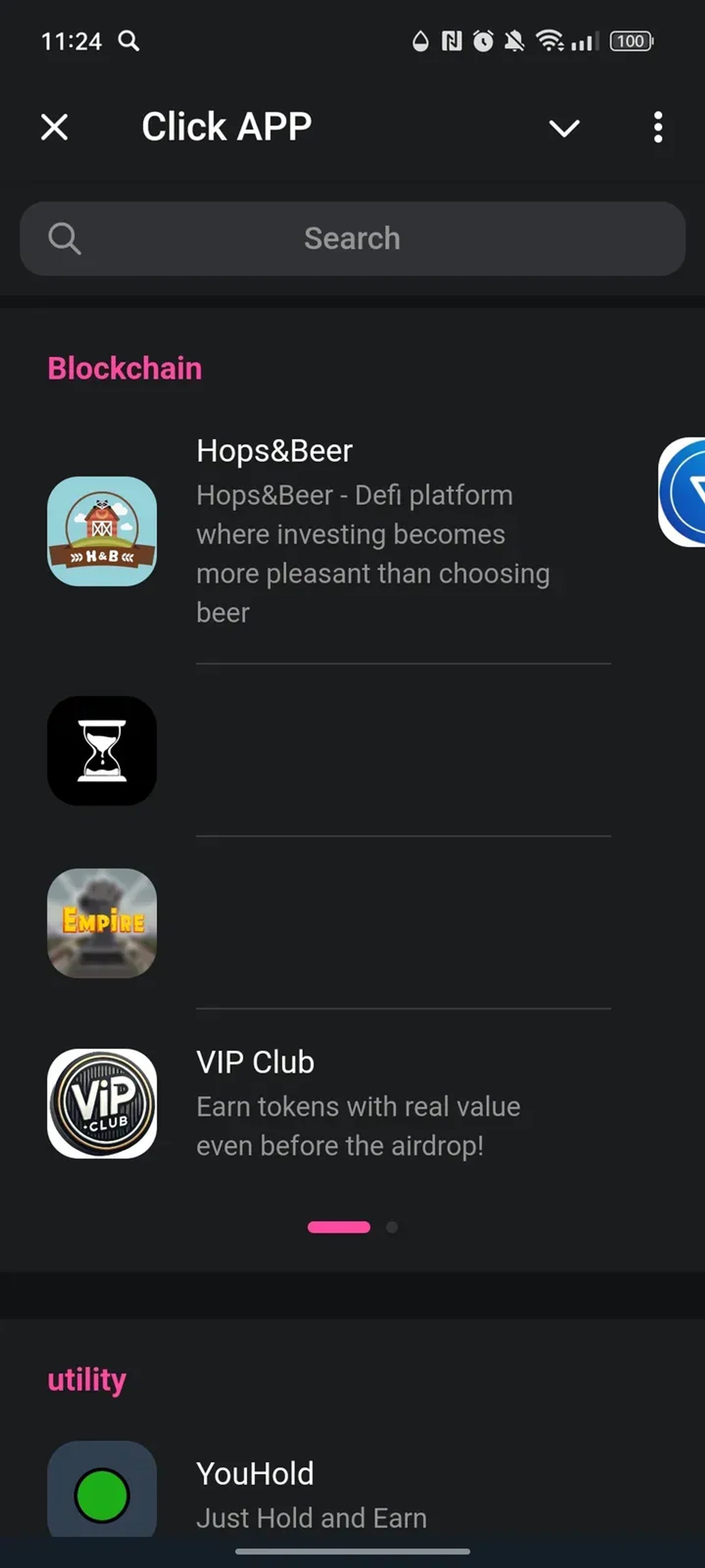 Click APP в Телеграм — скриншот 4