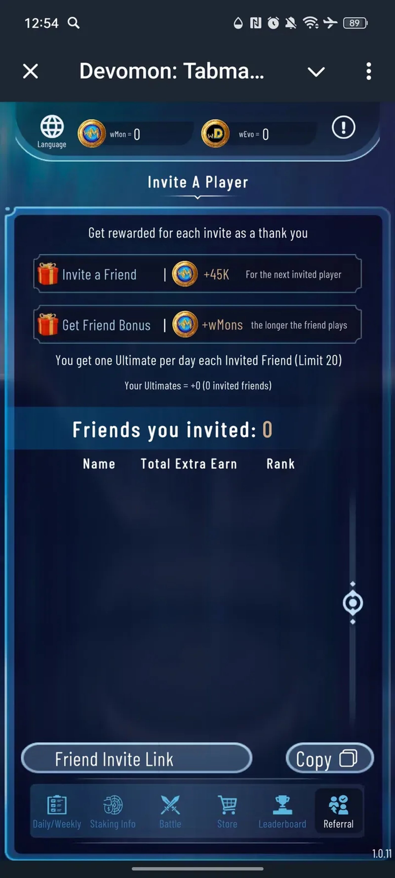 Devomon: Tabmasters в Телеграм — скриншот 6