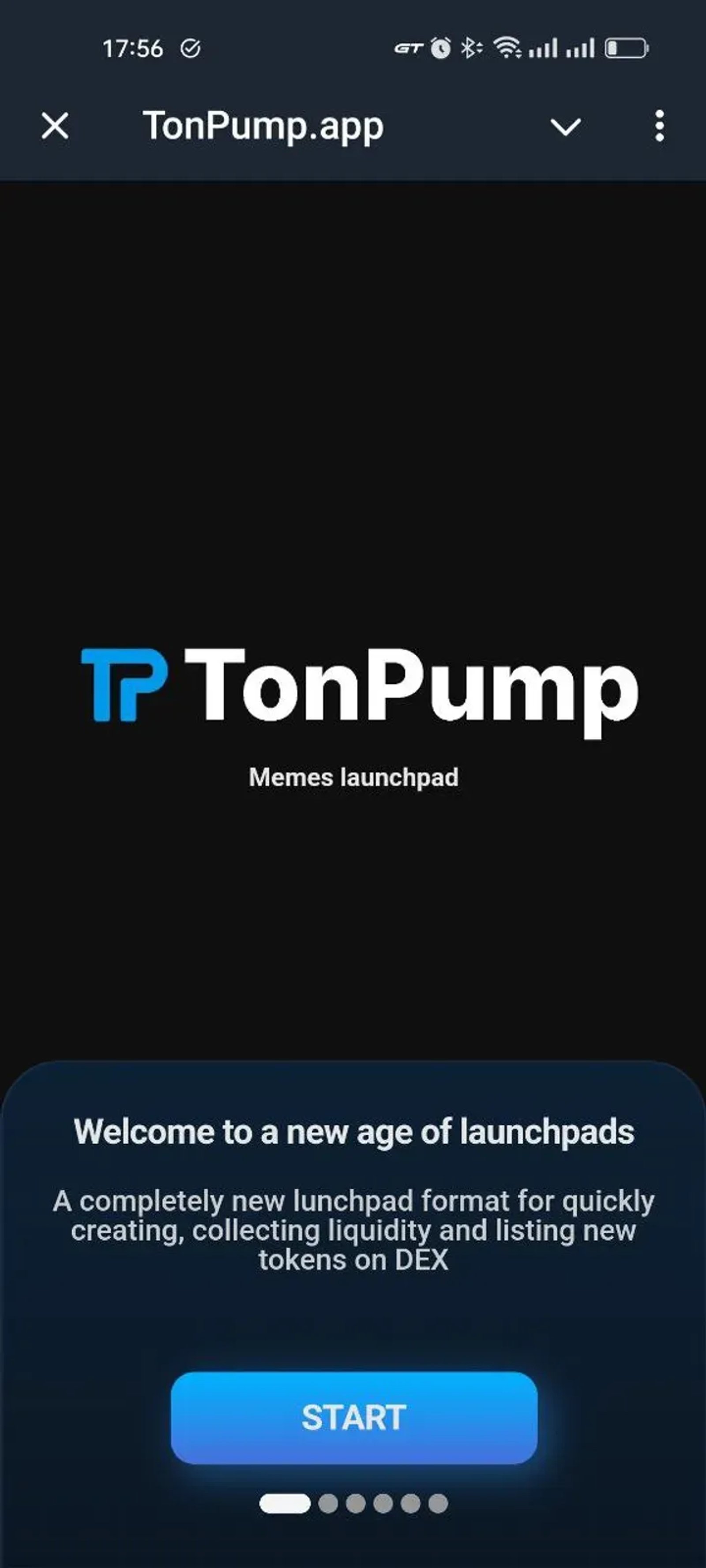 TonPump.app в Телеграм — скриншот 6