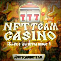 NFT TEAM Casino Logo Telegram