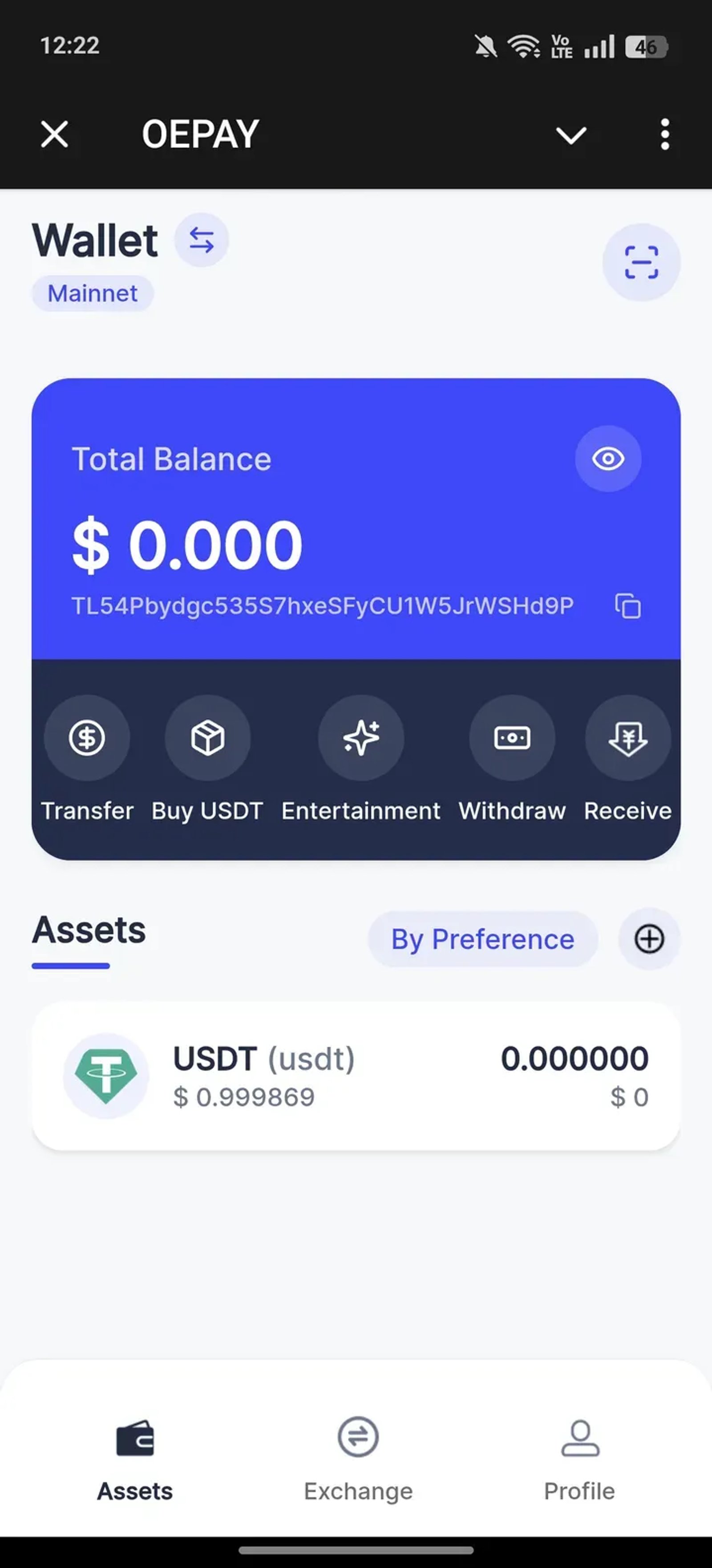 OEPAY в Telegram — скриншот 1