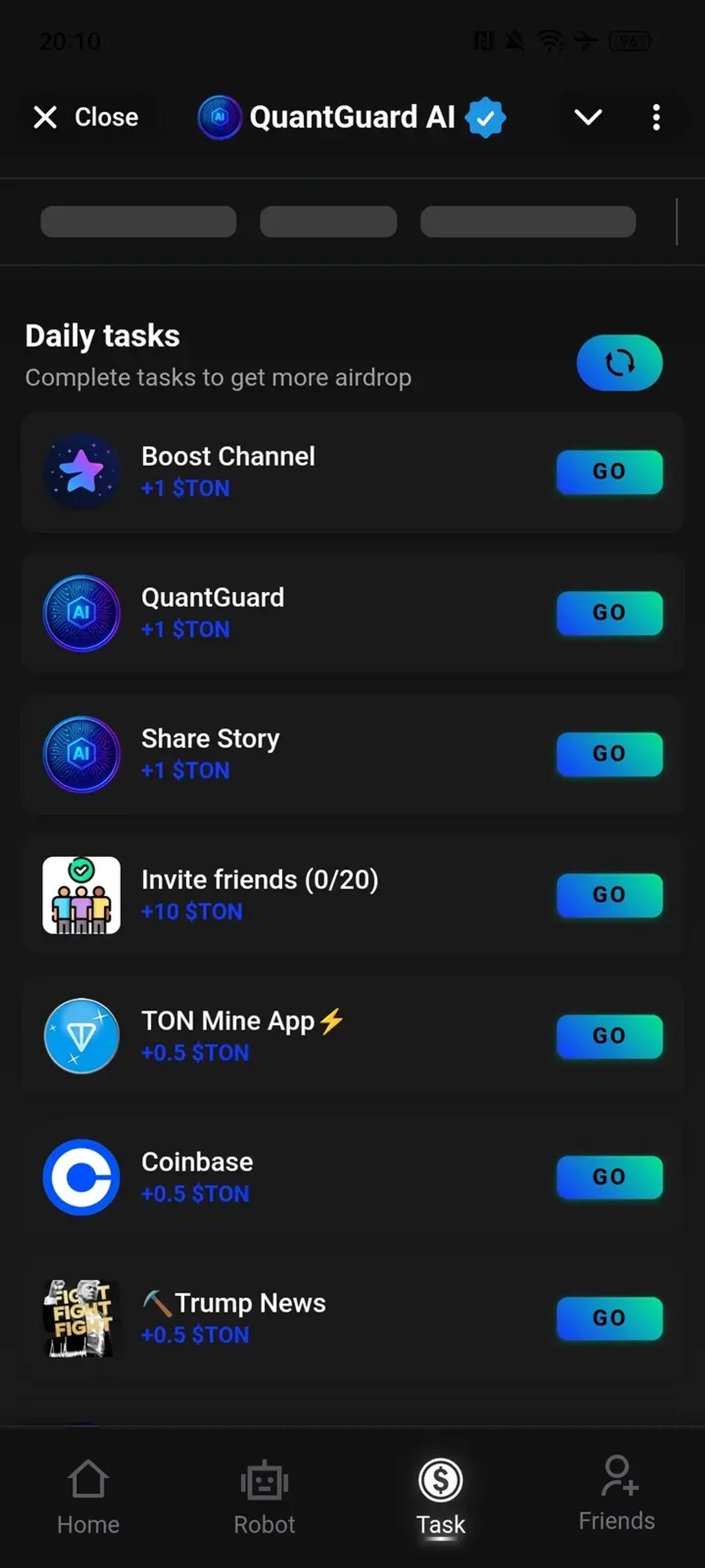 ETH Miner App Telegram Screenshot 3