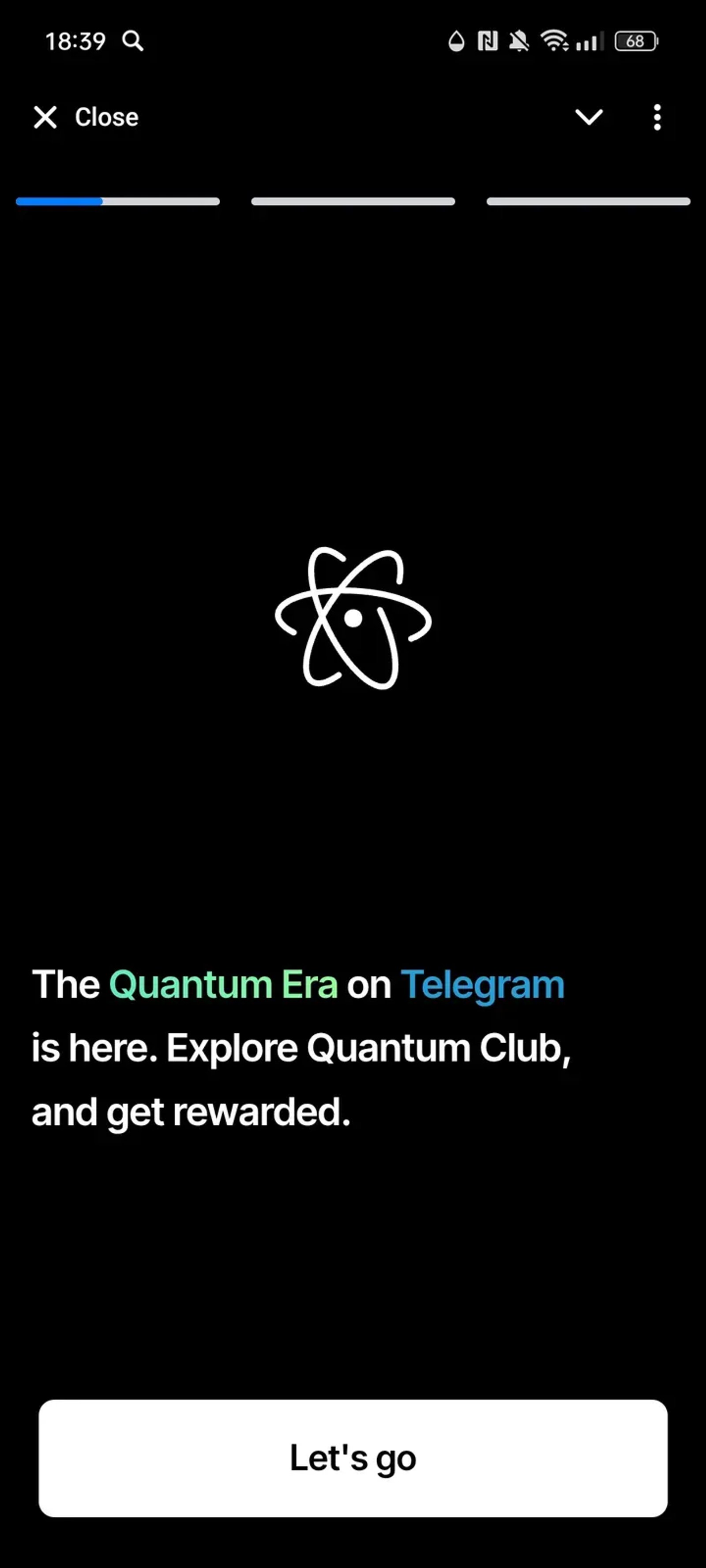 Quantum Club в Телеграм — скриншот 4