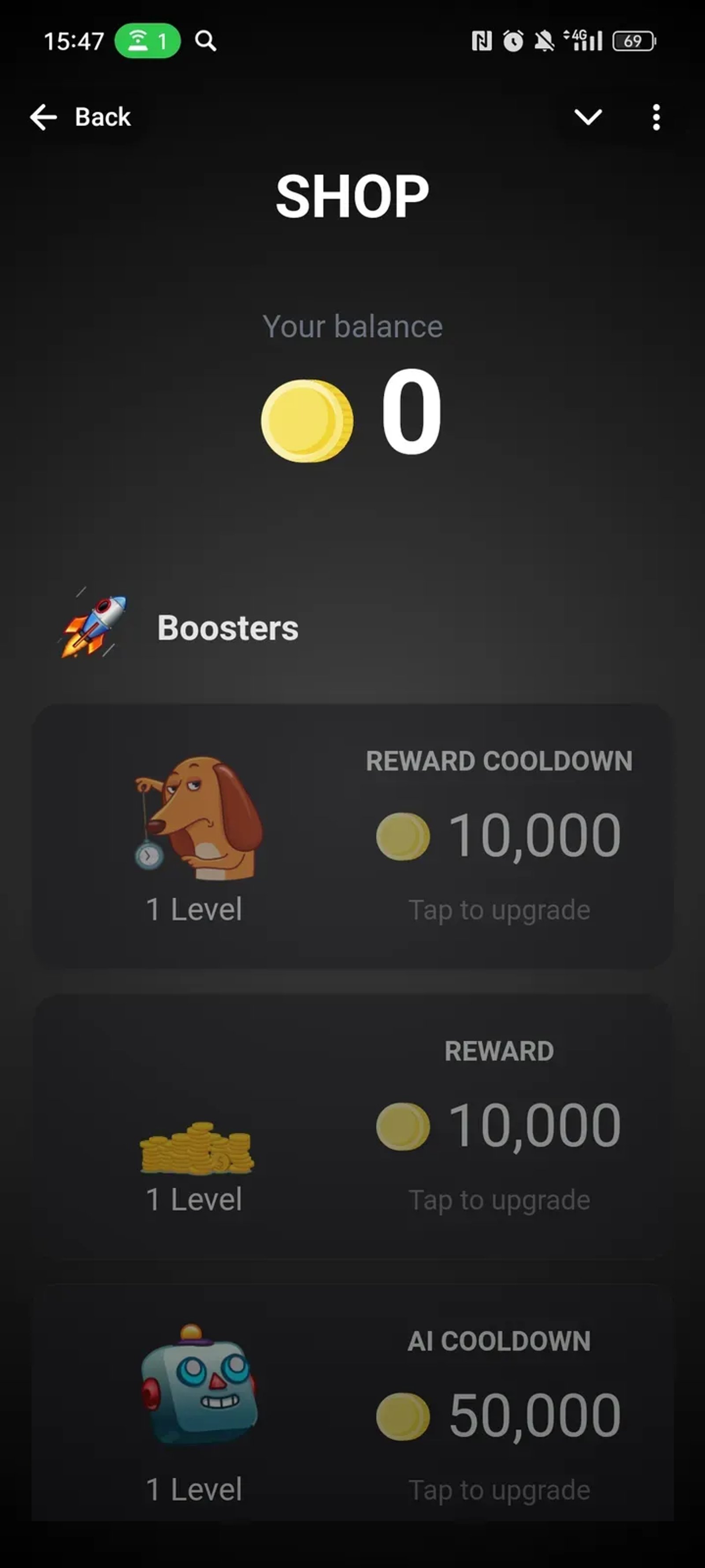 NotBet Game в Телеграм — скриншот 2