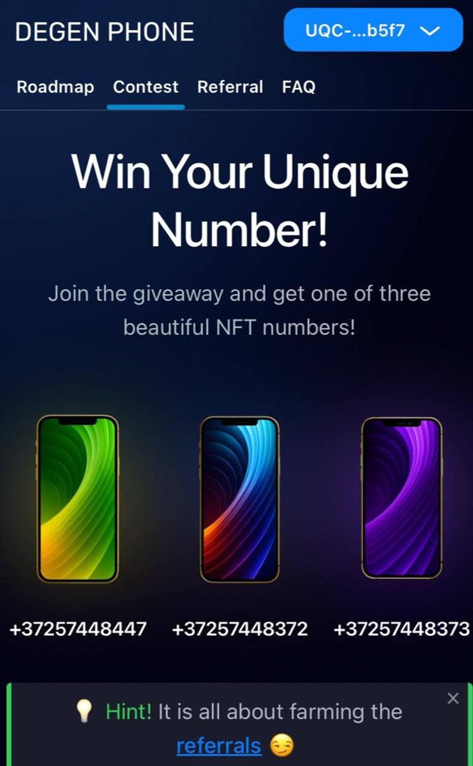 DEGENPHONE Telegram Screenshot 4