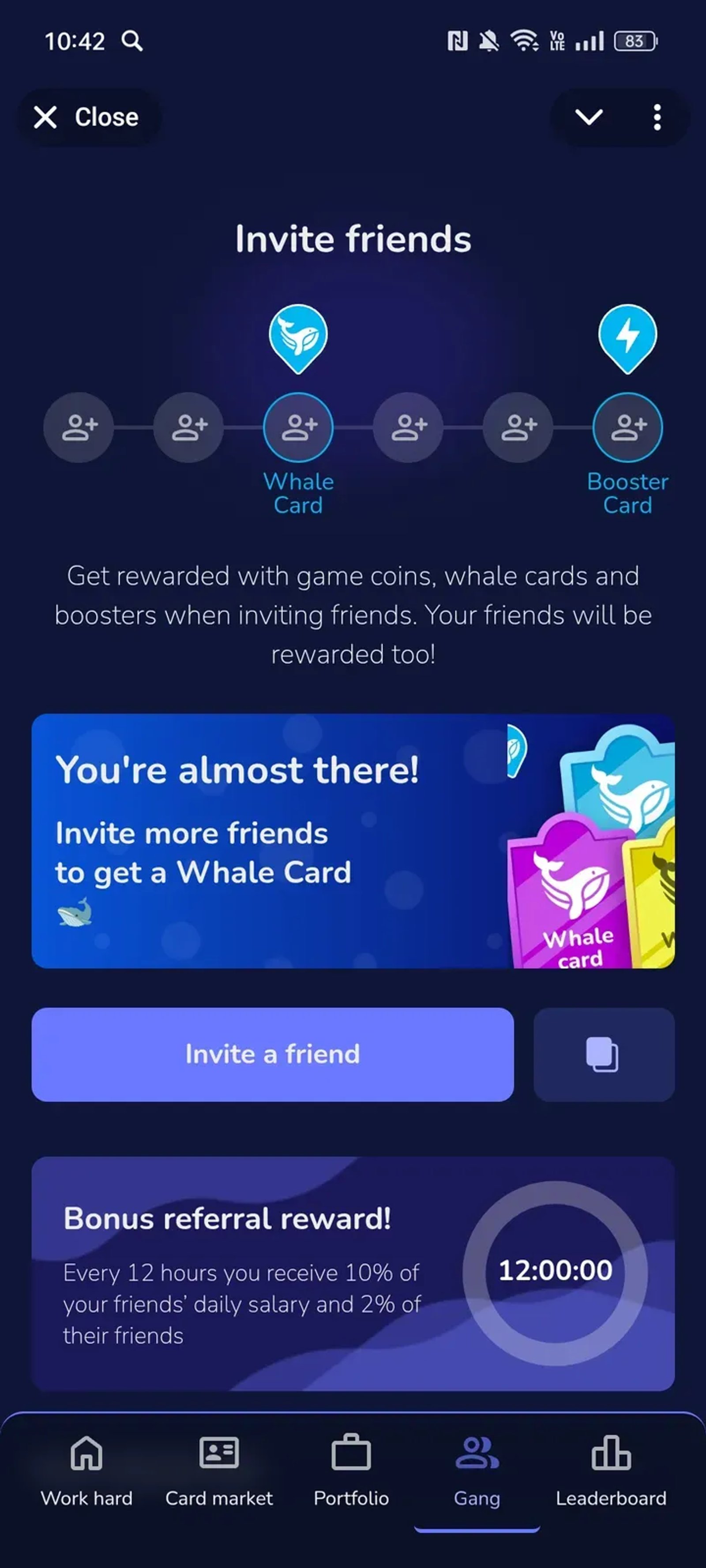 BeWhale Test Bot в Телеграм — скриншот 4