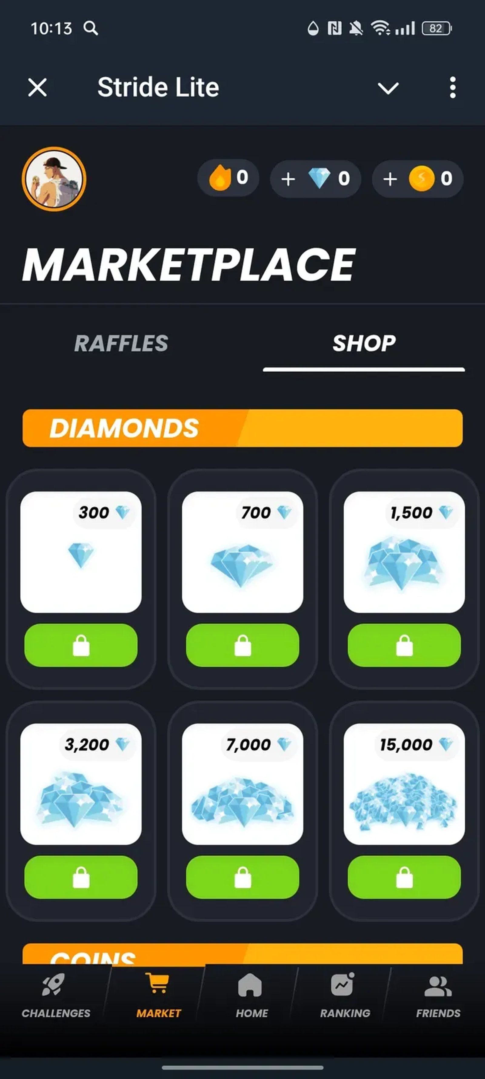 Stride Lite в Телеграм — скриншот 2