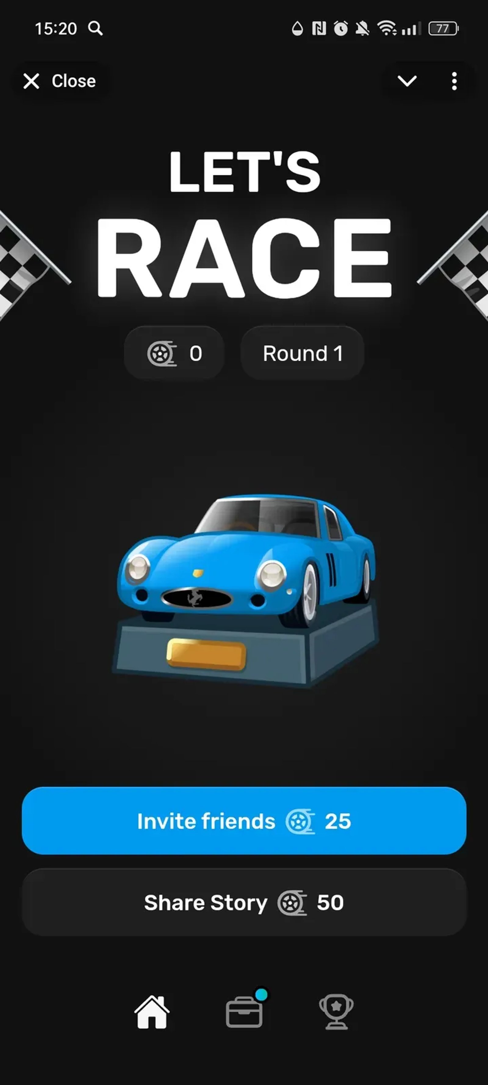 The Race 🏎 в Телеграм — скриншот 1