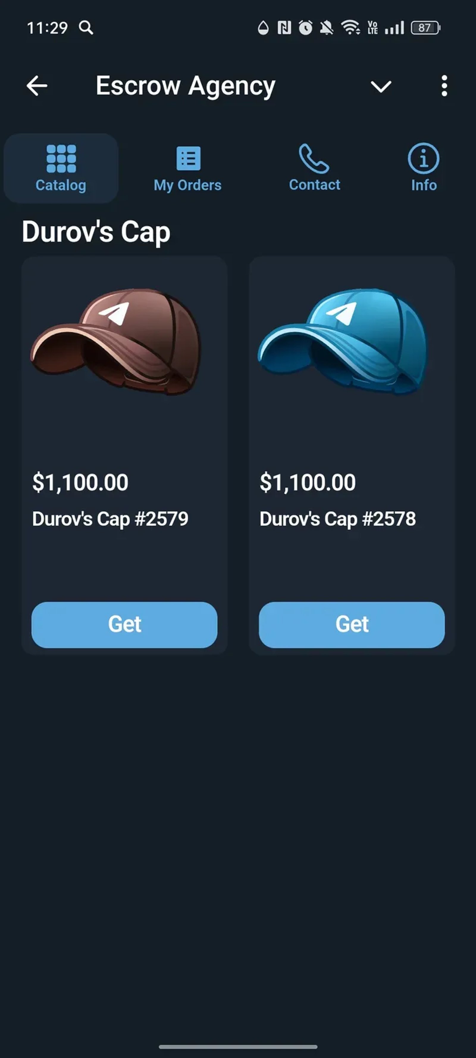 Escrow Agency Telegram Screenshot 4