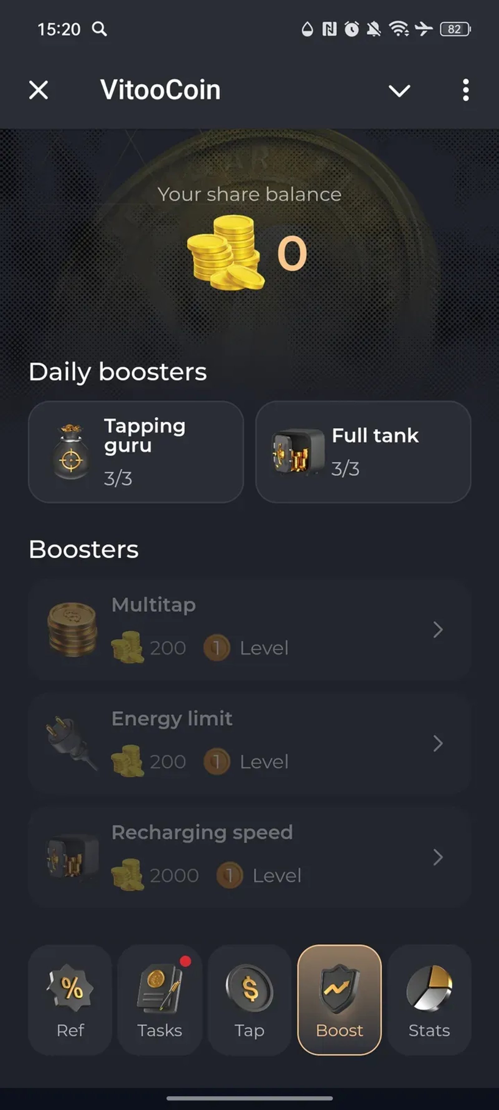 VitooCoin в Телеграм — скриншот 4