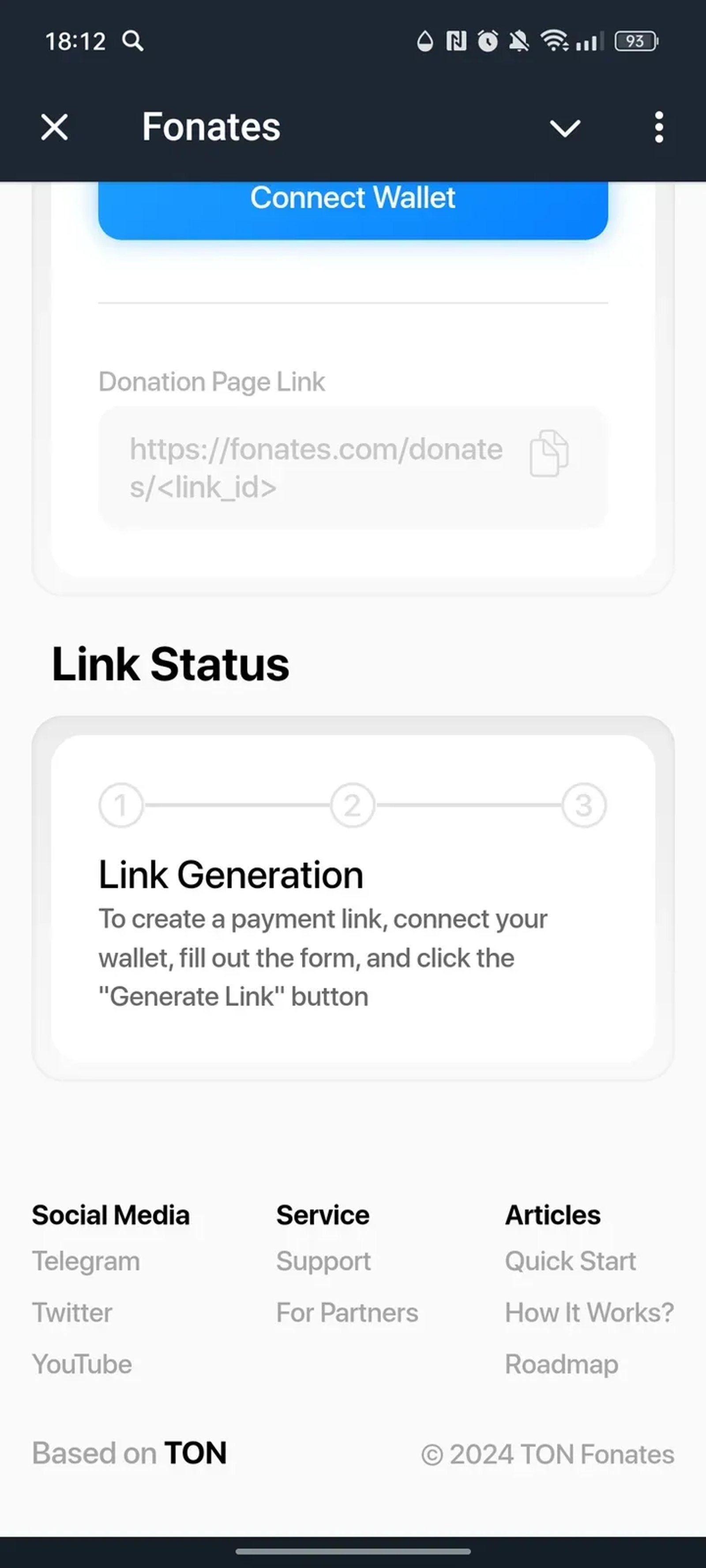 Fonates Bot в Телеграм — скриншот 2
