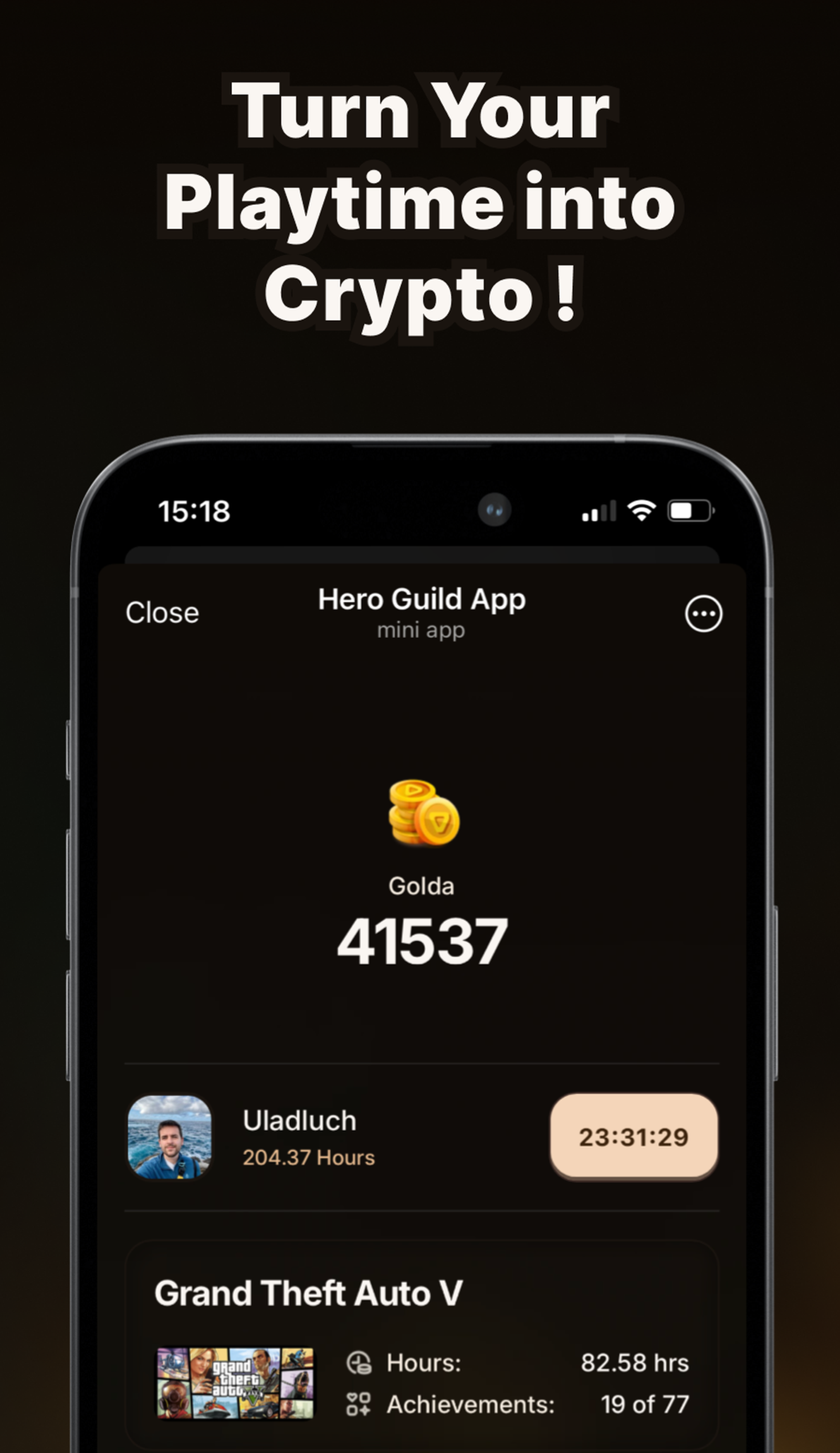 Hero Guild в Телеграм — скриншот 1