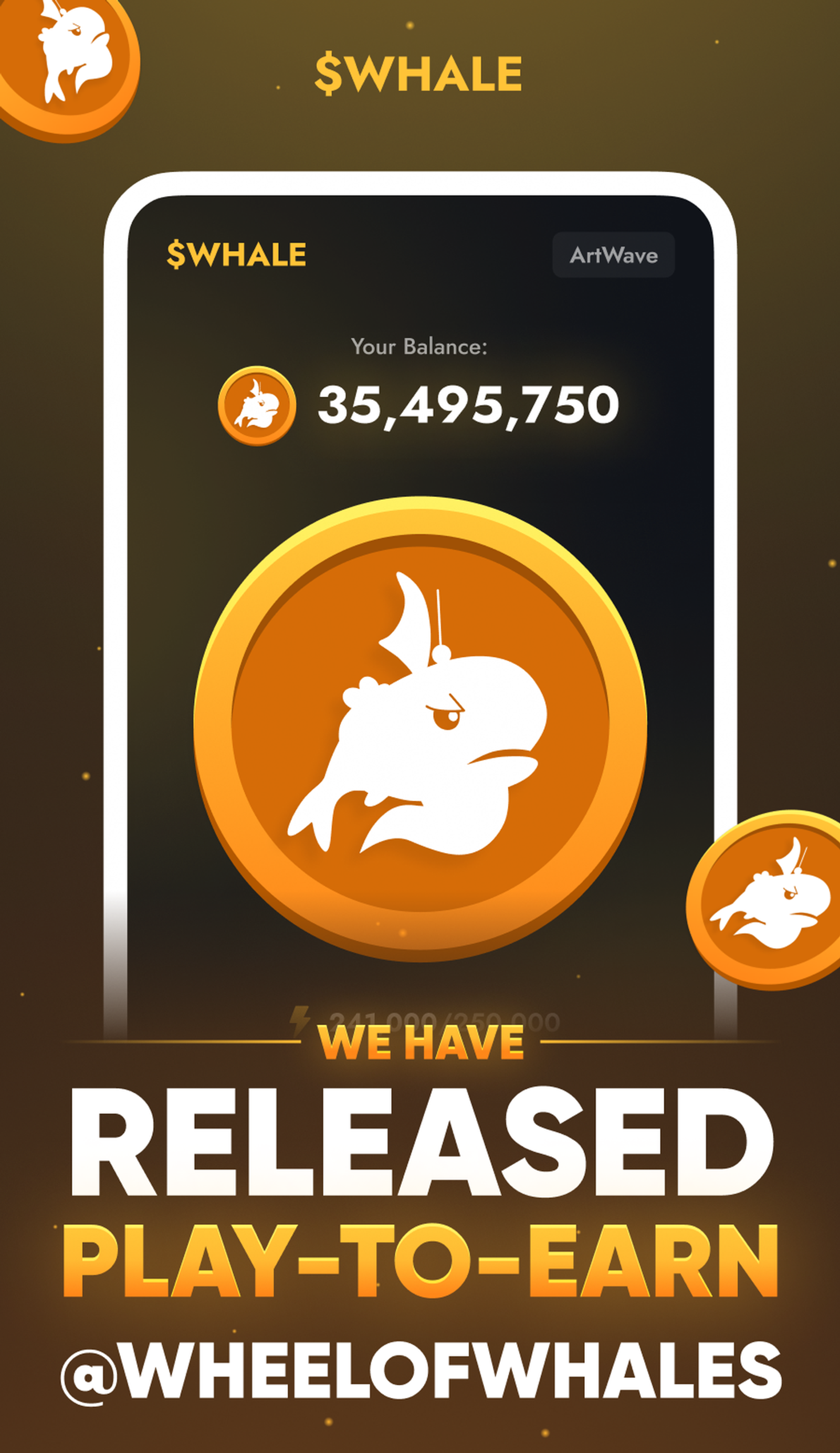 @WheelOfWhalesBot в Телеграм — скриншот 1