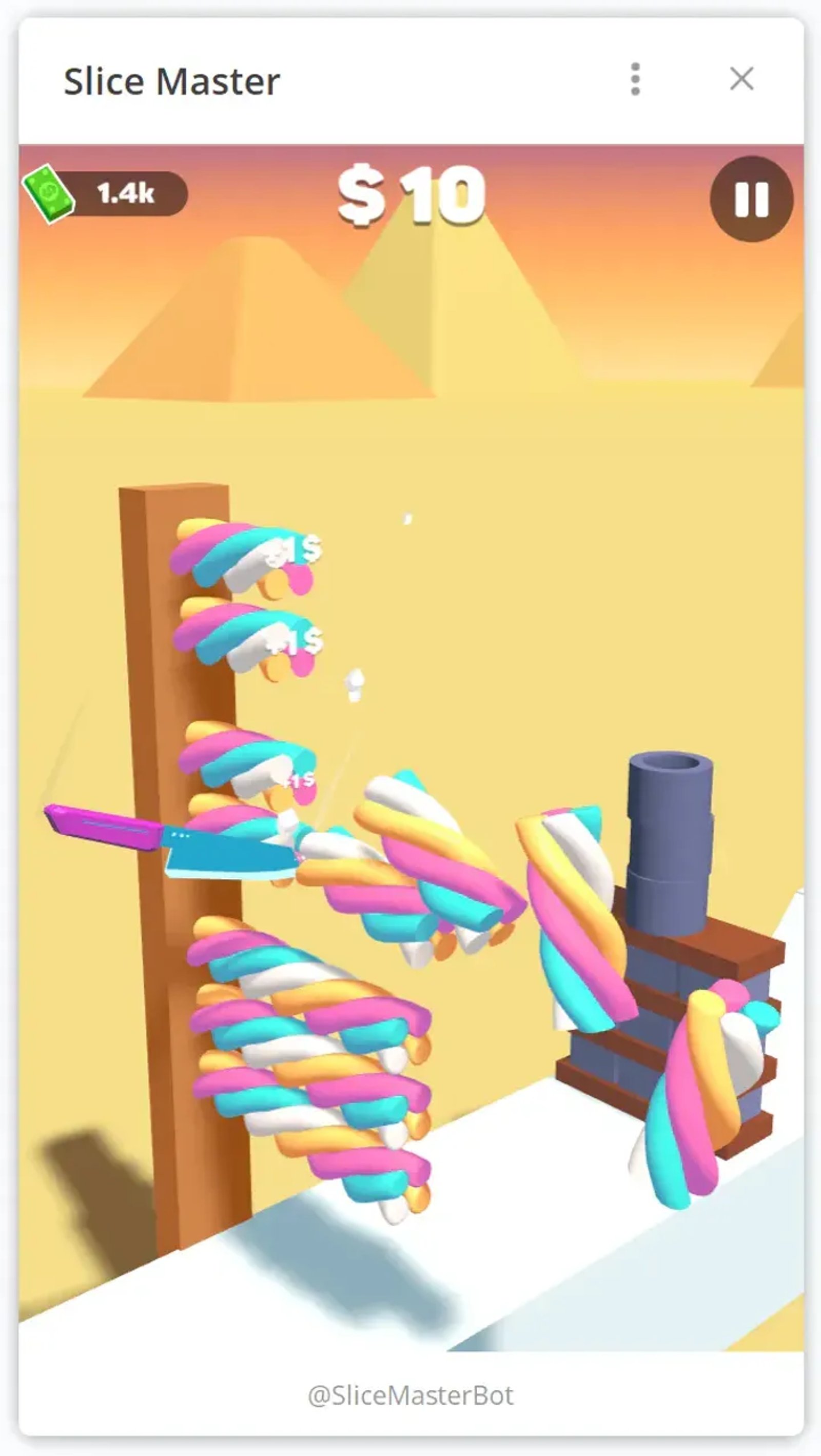 Slice Master Telegram Screenshot 1