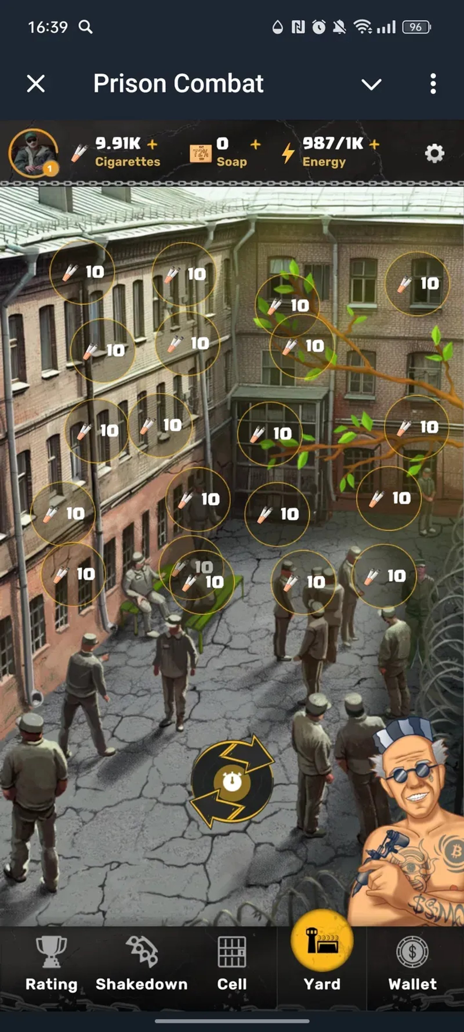 Prison Combat в Телеграм — скриншот 4