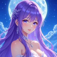 Lonely Moon AI Logo Telegram