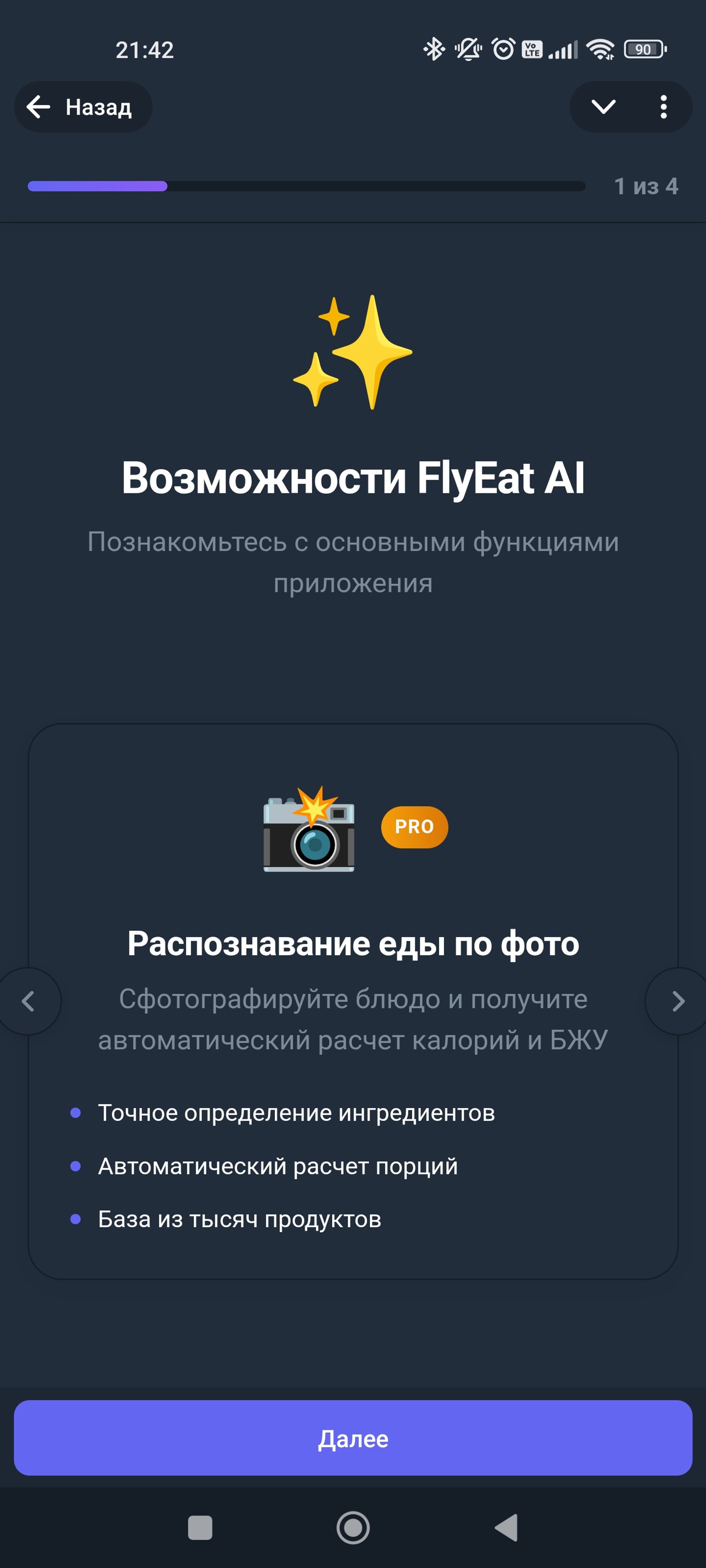 FlyEat AI Возможности