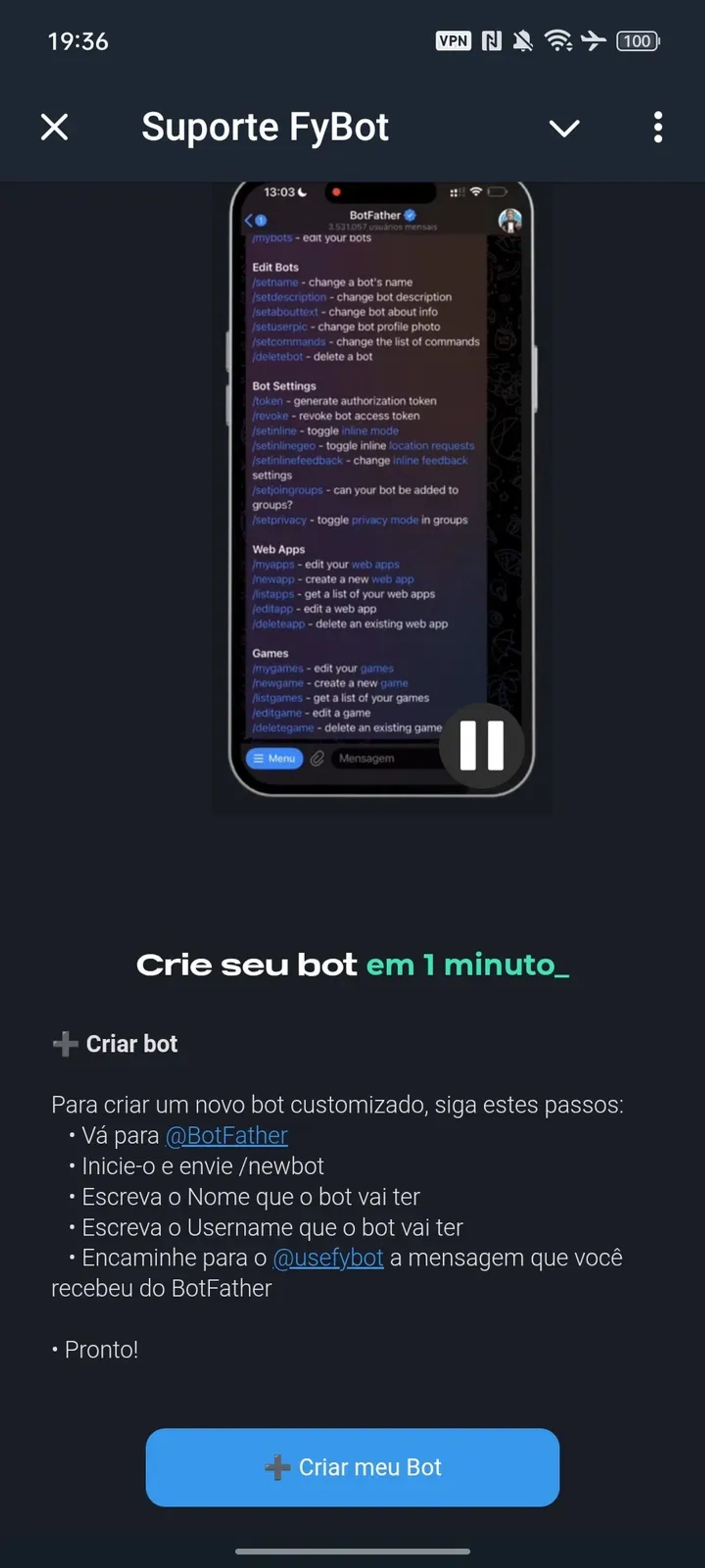 Suporte FyBot Telegram Screenshot 2