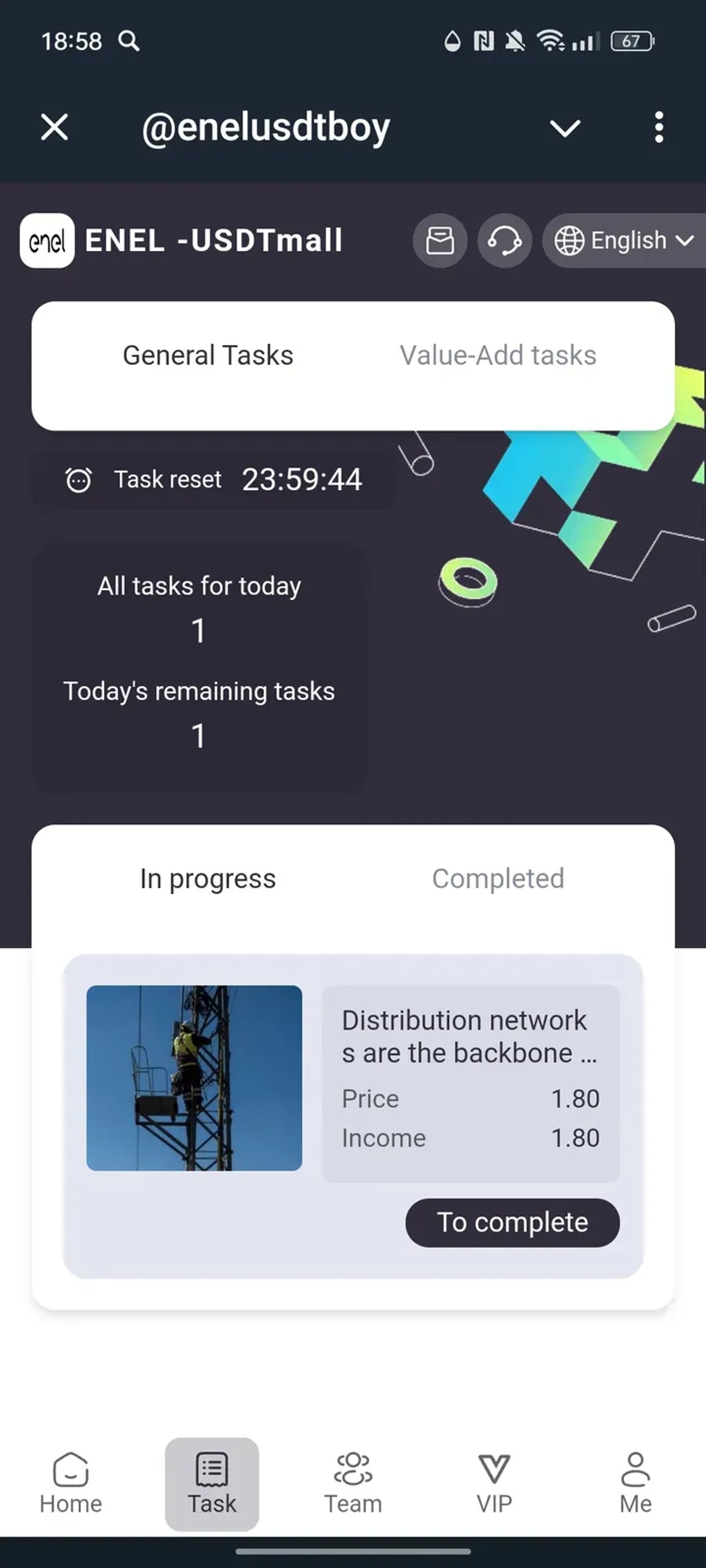 DAIMLER Telegram Screenshot 2