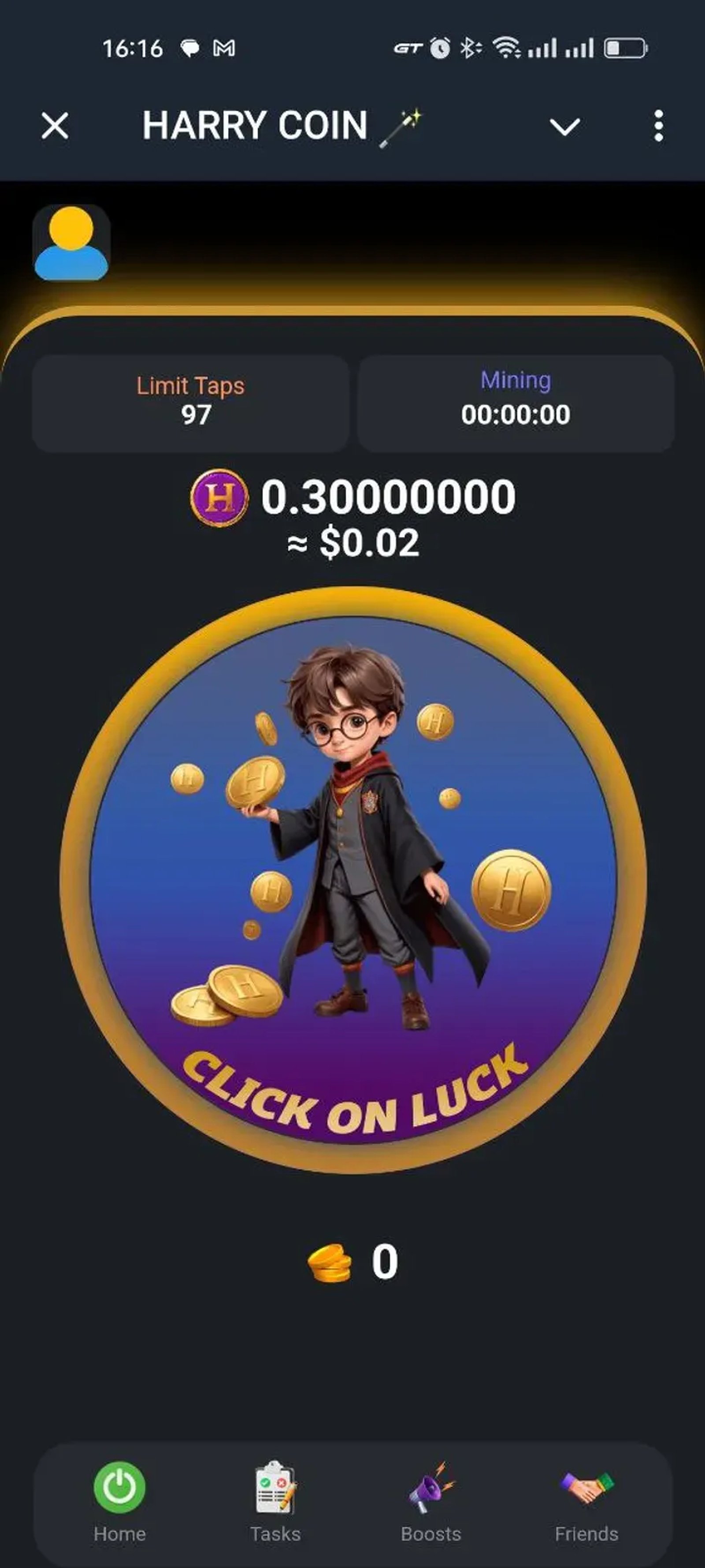 HARRY COIN 🪄 в Телеграм — скриншот 2